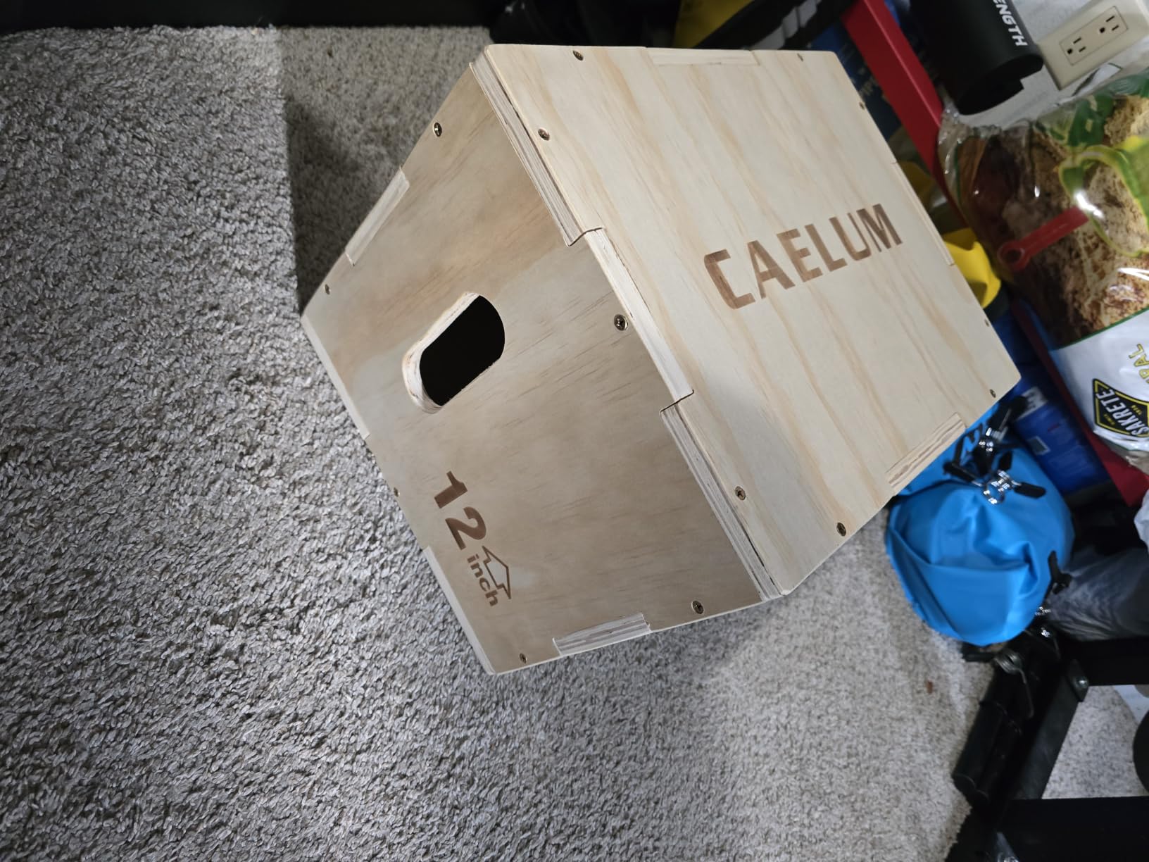 CAELUM 3-in-1 Wood Plyo Box, Non-Slip Plyometric Jump Box for Gym, Squats | 400lbs Capacity, Premium Plywood, Quick Assembly, for Home & Gym, Fitness, Jumping, Squats, Step-ups, Strength Training customer photo 1