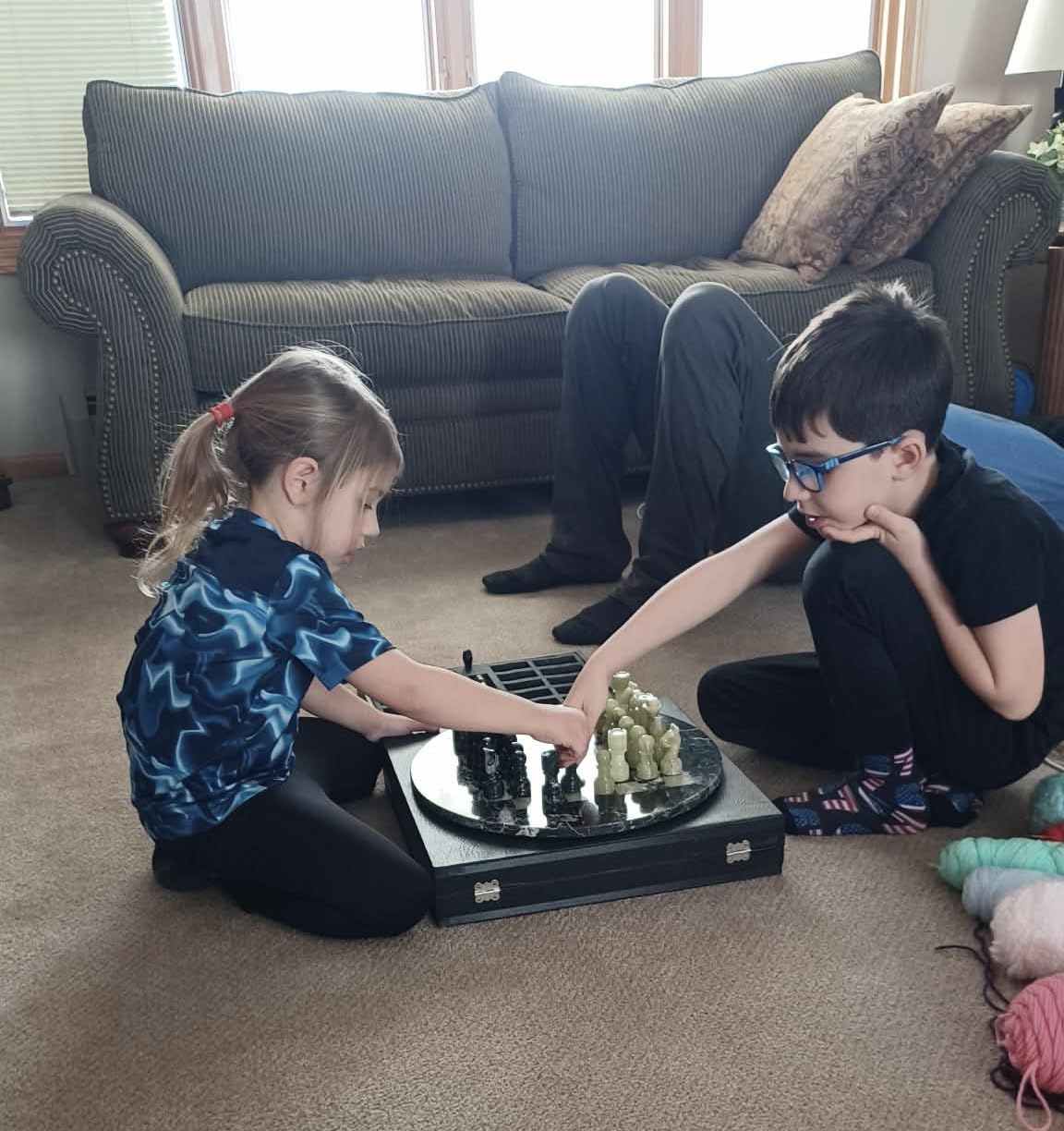 Marble Chess Set for Adults with Complementary Storage Box, 15 Inch Handmade Oceanic & Black Chess Board Game, Stone Chess Pieces, Premium Gift customer photo 1