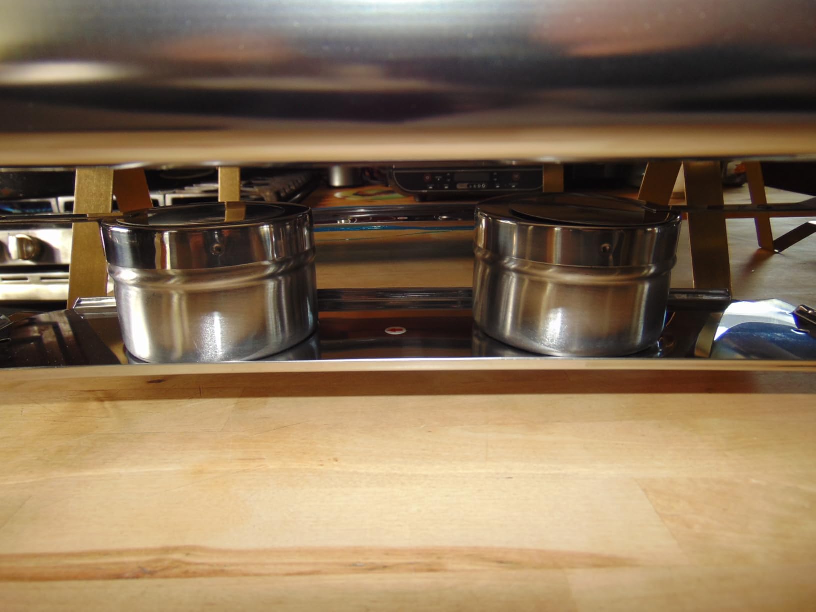 4Pack Rectangular Chafing Dishes for Buffet, Total 36QT Set with 7 Food Pans | Versatile 7 Pan Setup, 450 degrees F Oven-Safe Pans, Hot Cold Food Service, Bonus Tongs, Easy Assembly Storage, Elegant Gold Finish customer photo 1