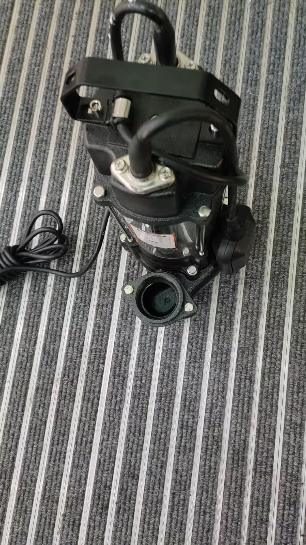 1 HP Sewage Grinder Pump,110V 6400 GPH Grinder sump pump | Stainless Steel, Automatic Float Switch, Cast Iron Impeller, 2'' Npt Discharge, Sewage Pumps for Basement, Sump Basin customer photo 2