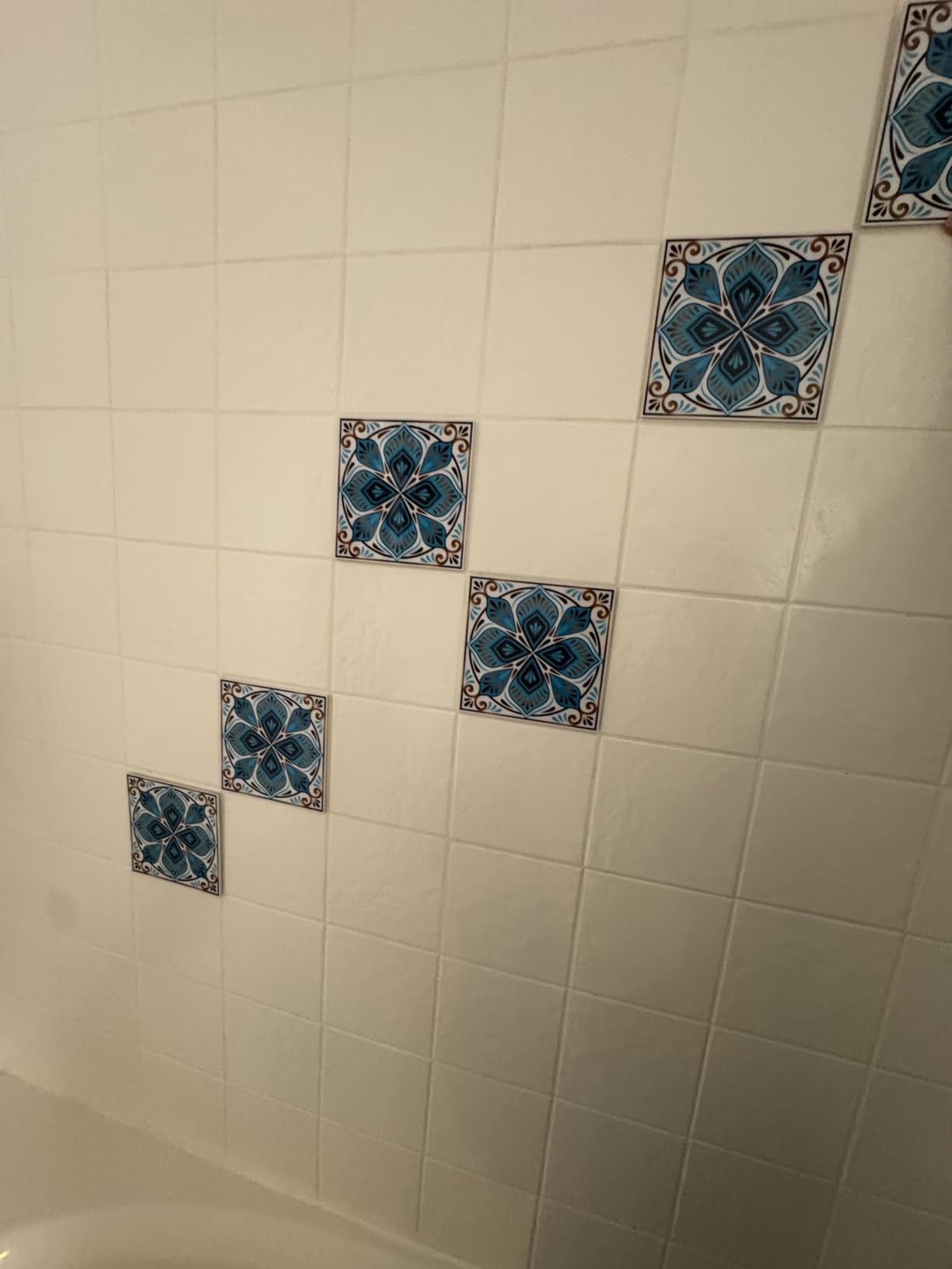 DICOFUN 10-Sheet Rustic Slate Look Peel and Stick Backsplash Tile, Mixed Glass Self-Adhesive Mosaic Tiles, Stainless Steel Stick on Wall Tiles for Kitchen and Bathroom Backspalsh, Mirror Decor customer photo 1