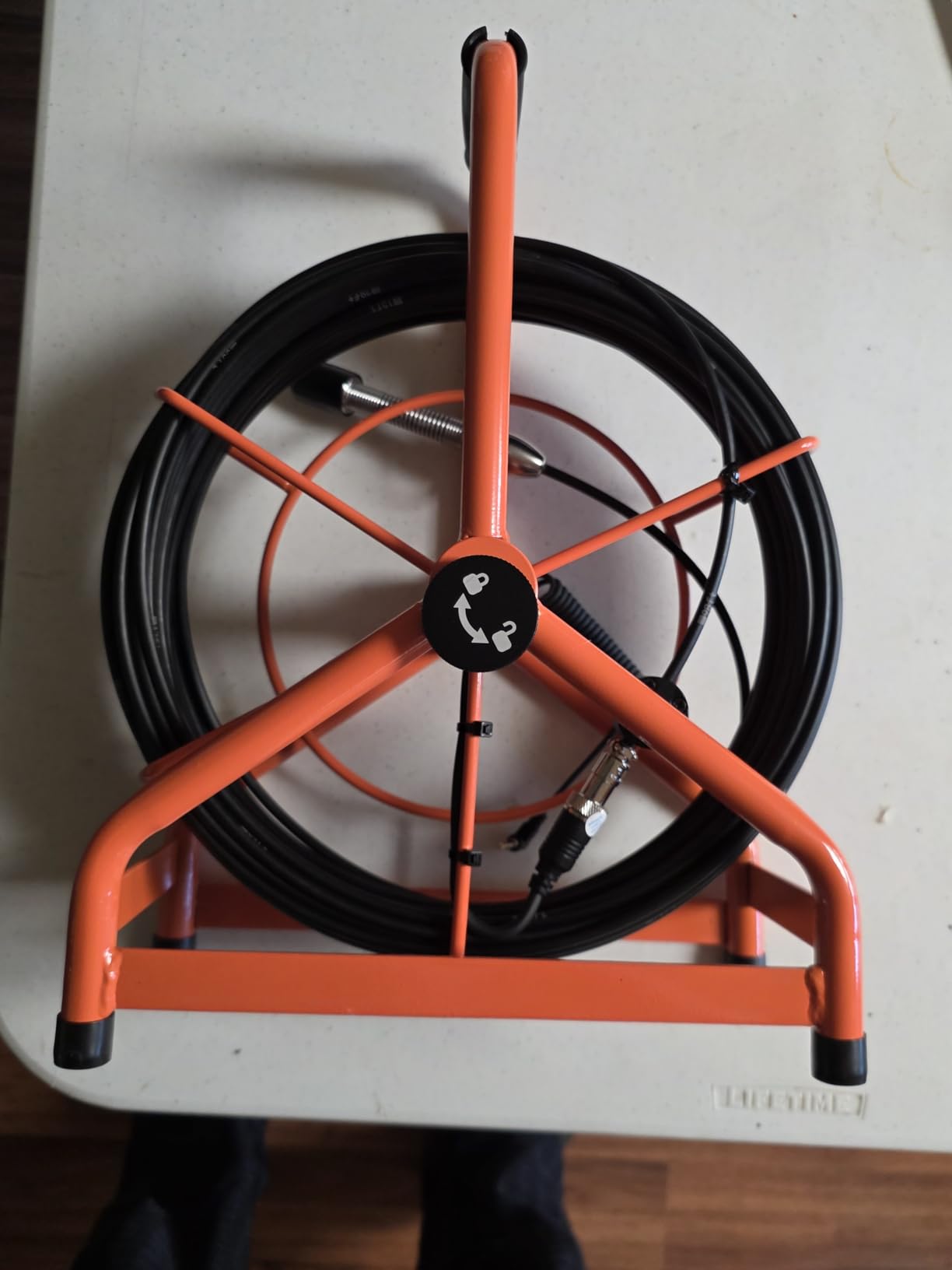ChoosePRO HD1080P Sewer Camera 7'' w/1s Twist-Unlock System, DVR-32GB, 0.64'' Thicker Reel, 5000mAh 100FT Marked Cable, Plumbing Pipe Inspection Camera for Drain & Sewer Inspection customer photo 1