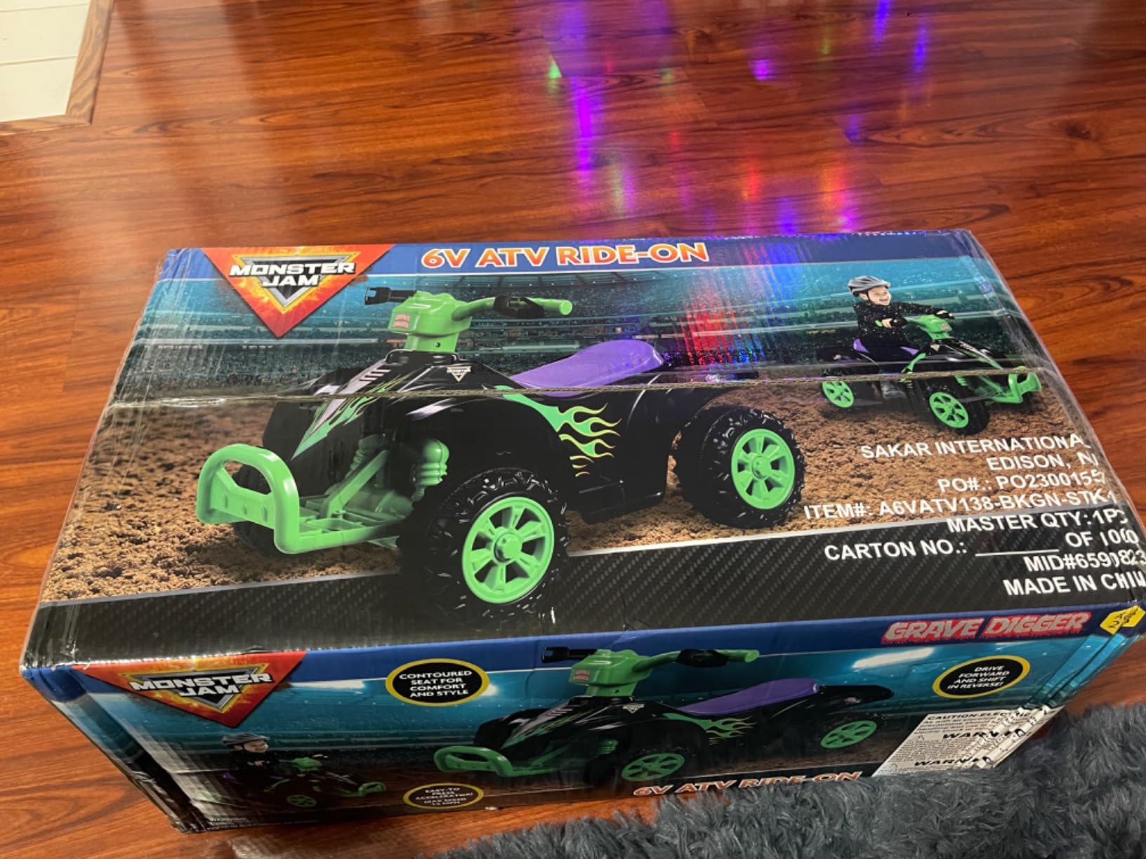 Hot Wheels - 6V Kids Ride-On ATV with Rechargeable Battery and Reverse customer photo 2