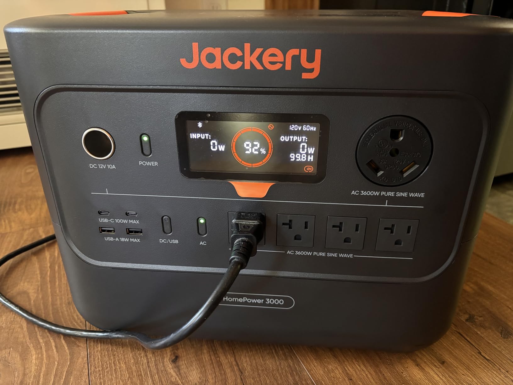 Jackery HomePower 3000 Portable Power Station, 3072Wh, 3600W AC Output | 7200W Surge, LFP Battery, Solar Generator, Essential Home Backup for Home Use, Power Outage (Solar Panel Optional) customer photo 2