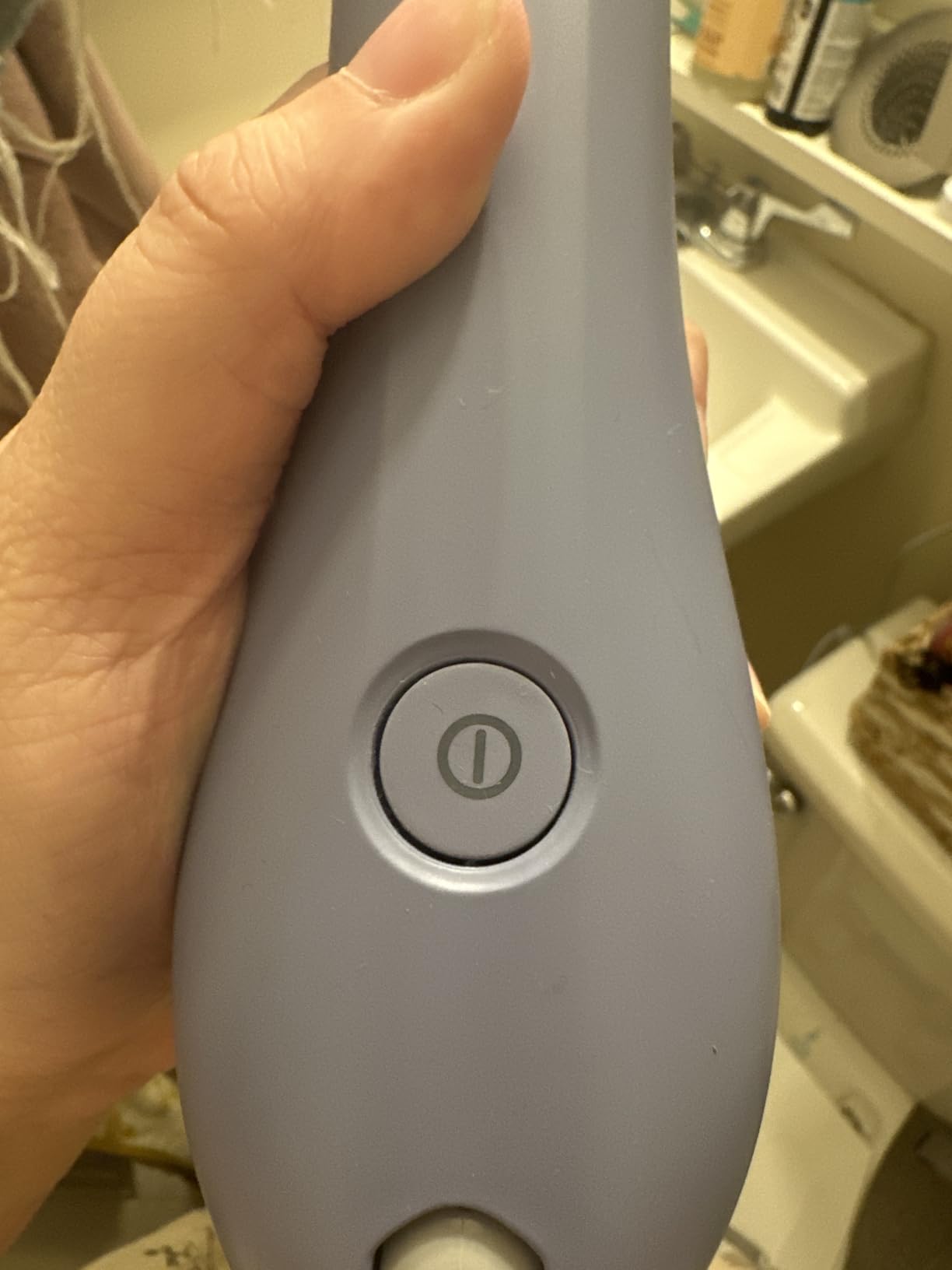 Conair InfinitiPRO Steam Therapy Curl Refresher Hair Steamer | Gentle Steam Therapy Revives Flat or Dry Natural, Coily, and Curly Hair, Blue, S03L customer photo 1
