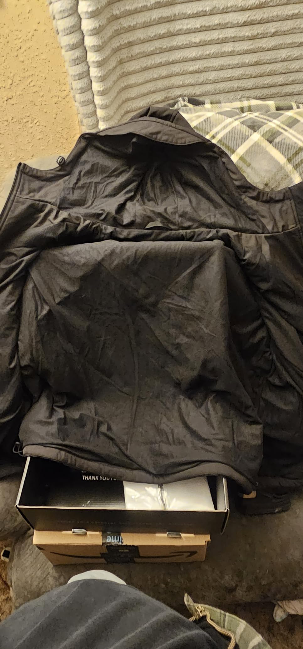 Wulcea Graphene Heated Soft Shell Jacket for Men 12V 18400mAh Large Capacity customer photo 1