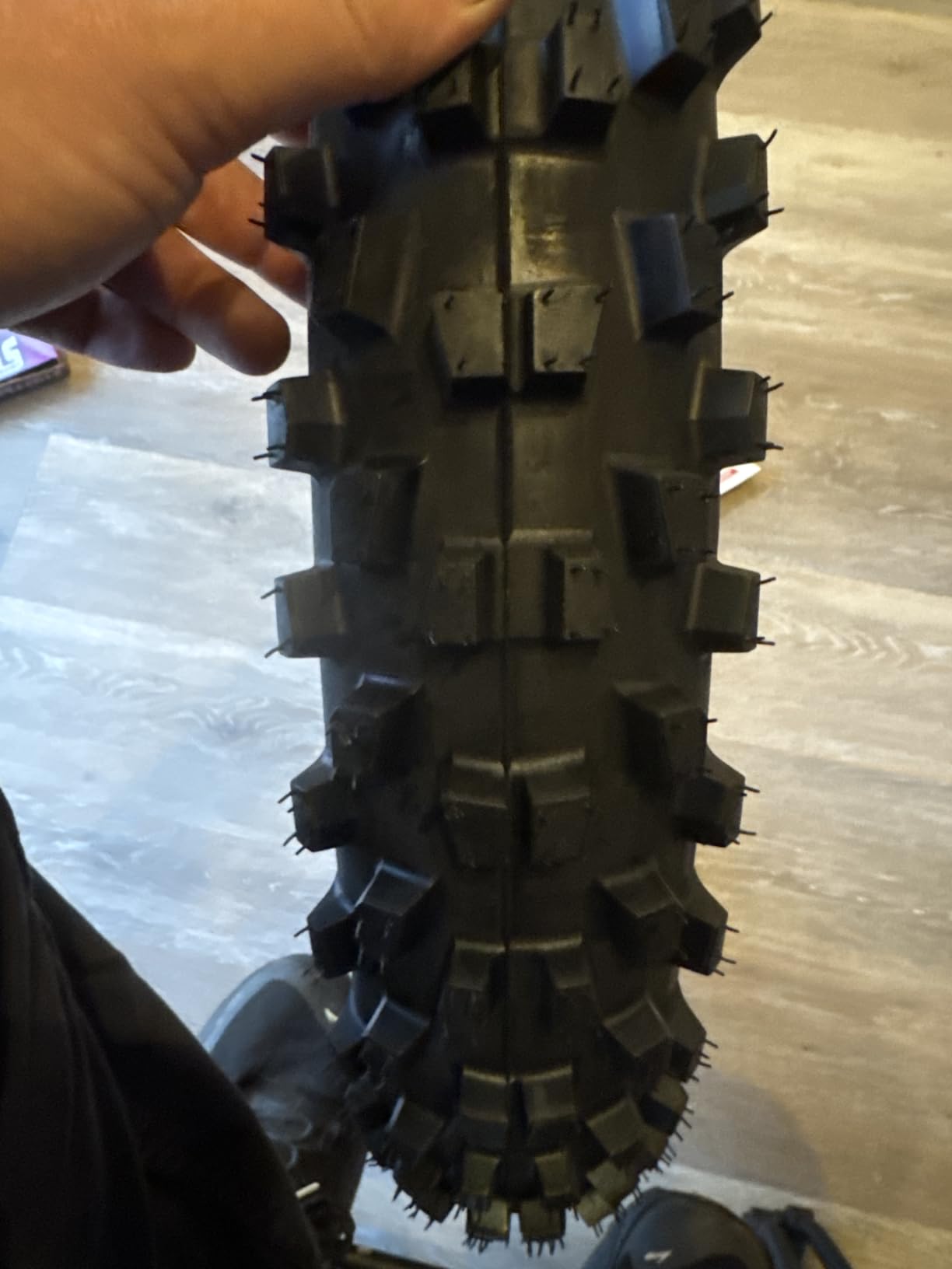 Tusk Recon Hybrid Off-Road Motorcycle Tire Set - 90/100x21 Fat Tire Front & 120/100x18 Rear Long Lasting Gummy Soft Rubber Compound - Enduro & Technical Single Track customer photo 2