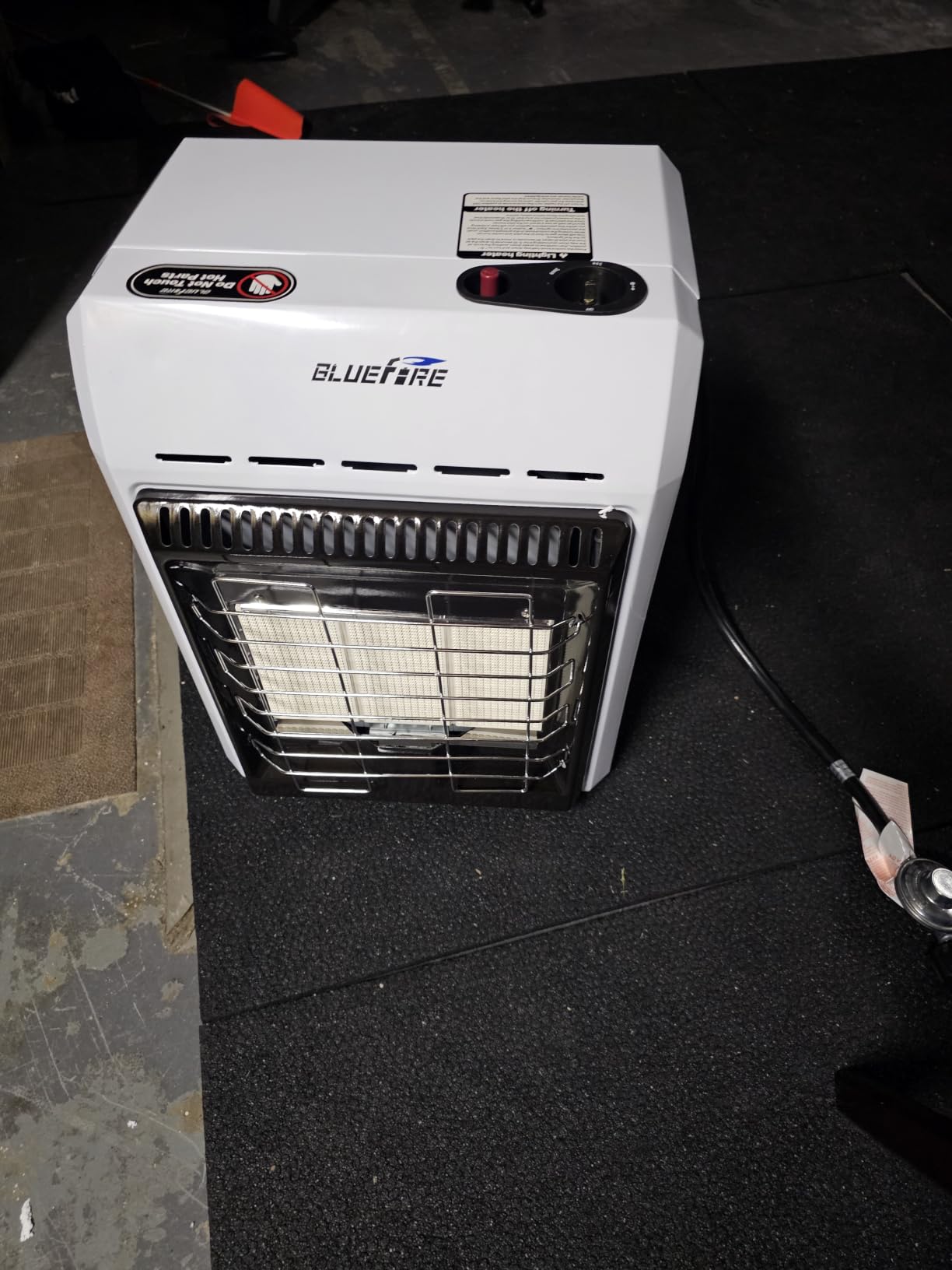 Propane Heater Indoor and Outdoor, 18,000 BTU Propane Patio Heater with ODS & Tip-over Protection customer photo 2