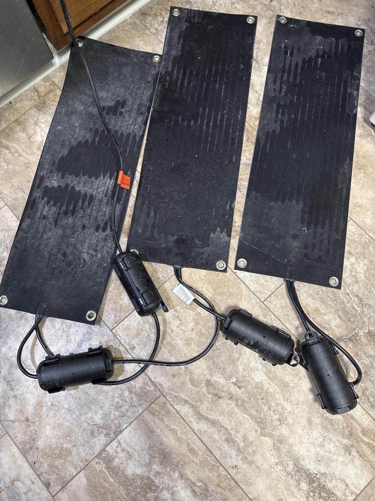 3 Pcs Heated Snow Melting Mats,10x30 in No-Slip Rubber Heated Outdoor Mats | Snow and Ice Melting Mats for Winter Outdoor Stairs, Steps, Doorways,Walkways, Driveway, 2 in/h Melting Speed customer photo 2