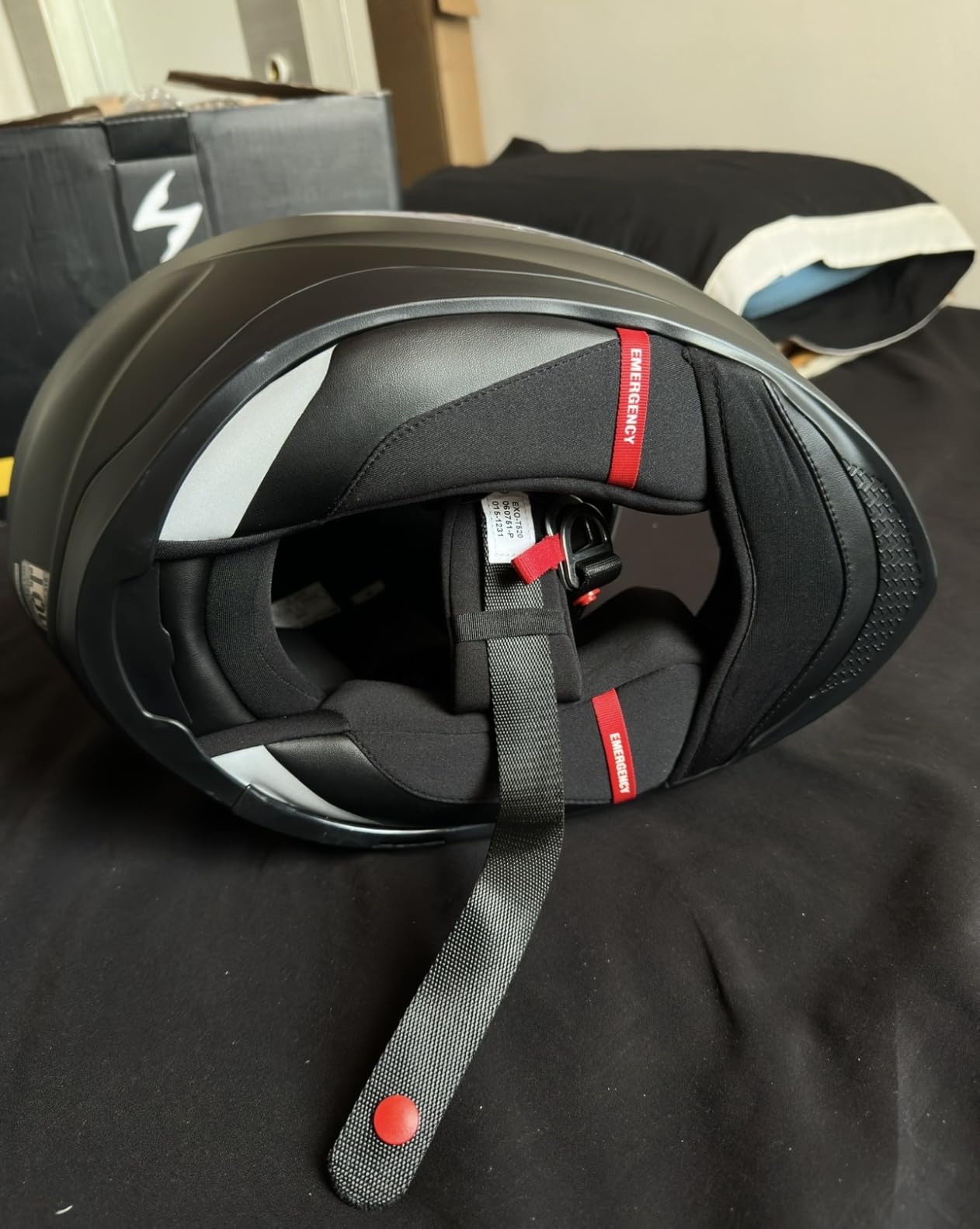 ScorpionEXO T520 Full Face Touring Motorcycle Helmet with Bluetooth Ready Speaker Pockets DOT ECE Approved customer photo 2