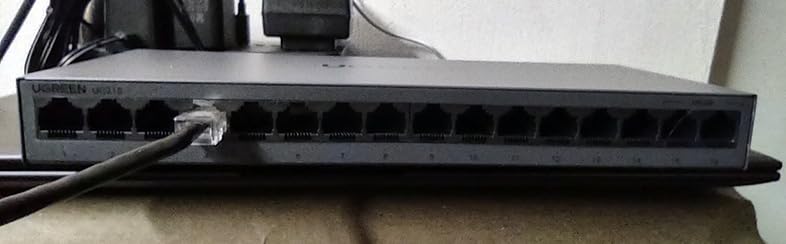 UGREEN 16 Port Gigabit Switch, Plug & Play Network Hub, Standard/VLAN Mode | Unmanaged Ethernet Splitter for Office & Business, Metal Fanless Desktop & Wall Mount Hub for NAS, PC, Printer, Router customer photo 2