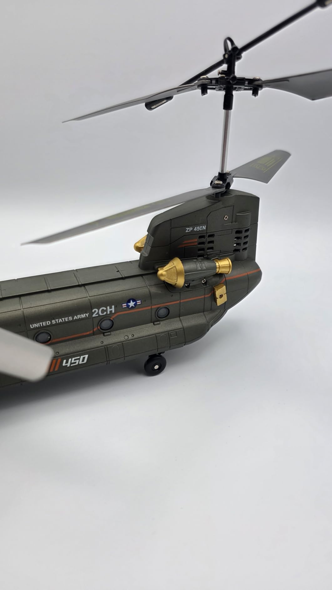 XIKOTEC Remote Control Helicopter, RC Helicopters with Altitude Hold, One Key take Off/Landing, LED Light, Low Battery Reminder, Military Transport Army Helicopter Toys for Kids and Military Fans customer photo 2