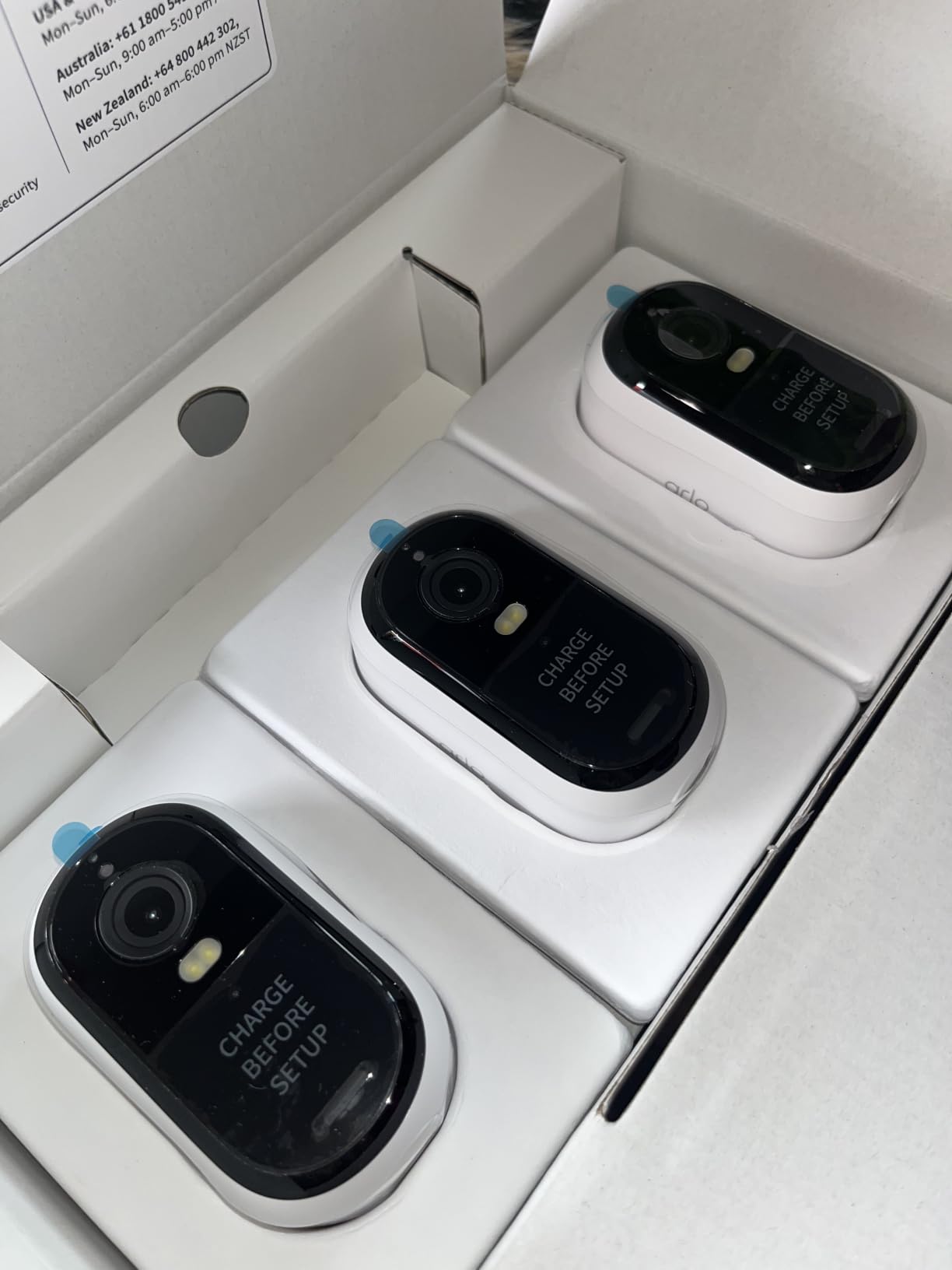 Security Cameras Wireless Outdoor - Arlo Essential Battery 2K (3rd Gen, Latest Version), Color Night Vision, Two-Way Audio, Home Security, Person/Package/Vehicle/Animal Detection, White - 3-Pack customer photo 2