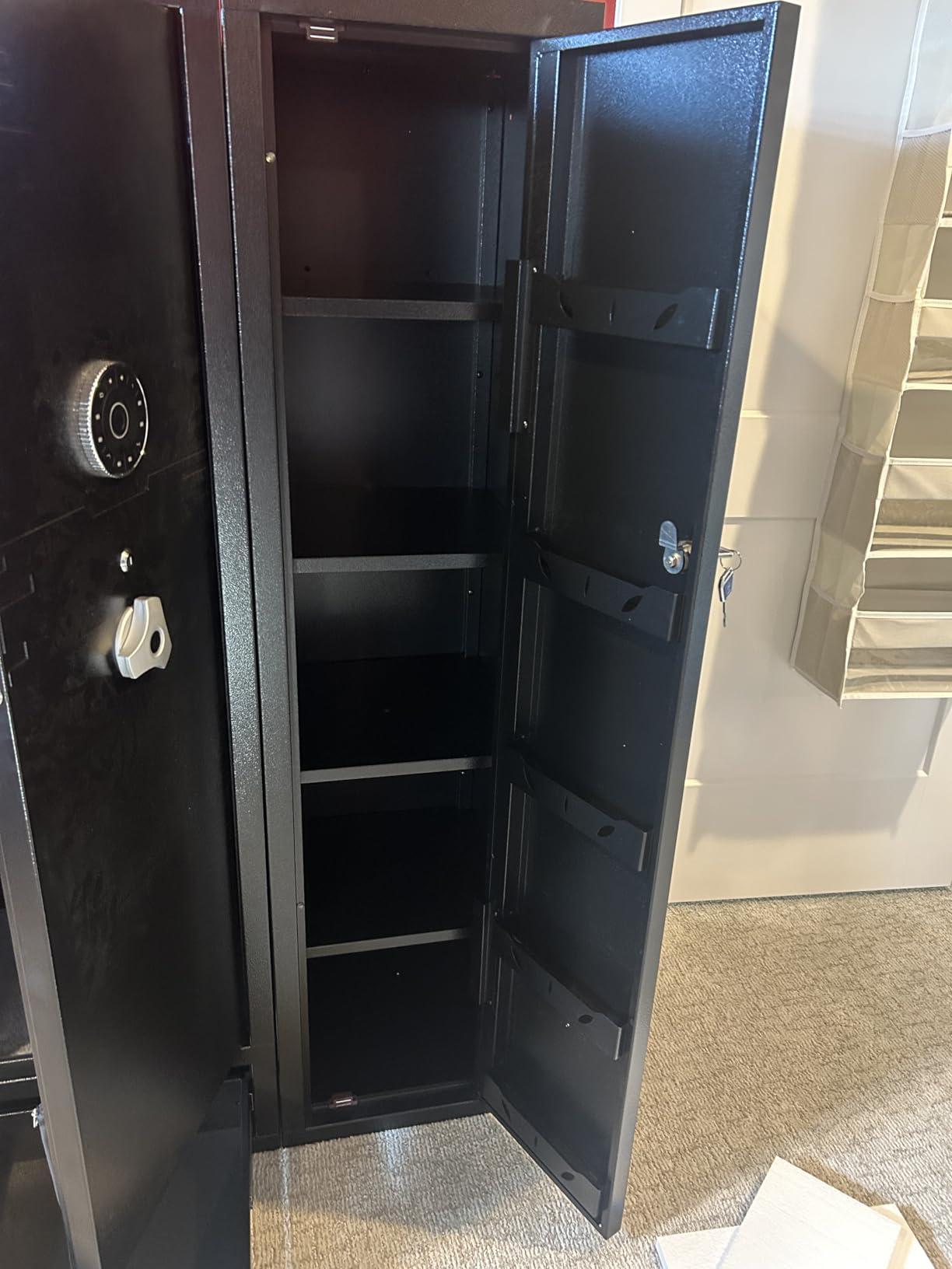 KAER 18-20 Gun Safe Gun Cabinet Large Gun Safes for Rifles and Pistols Rifle Safe for Home High Capacity Electronic Gun Cabinets for Rifles and Shotguns with Drawer, Removable Shelf customer photo 2