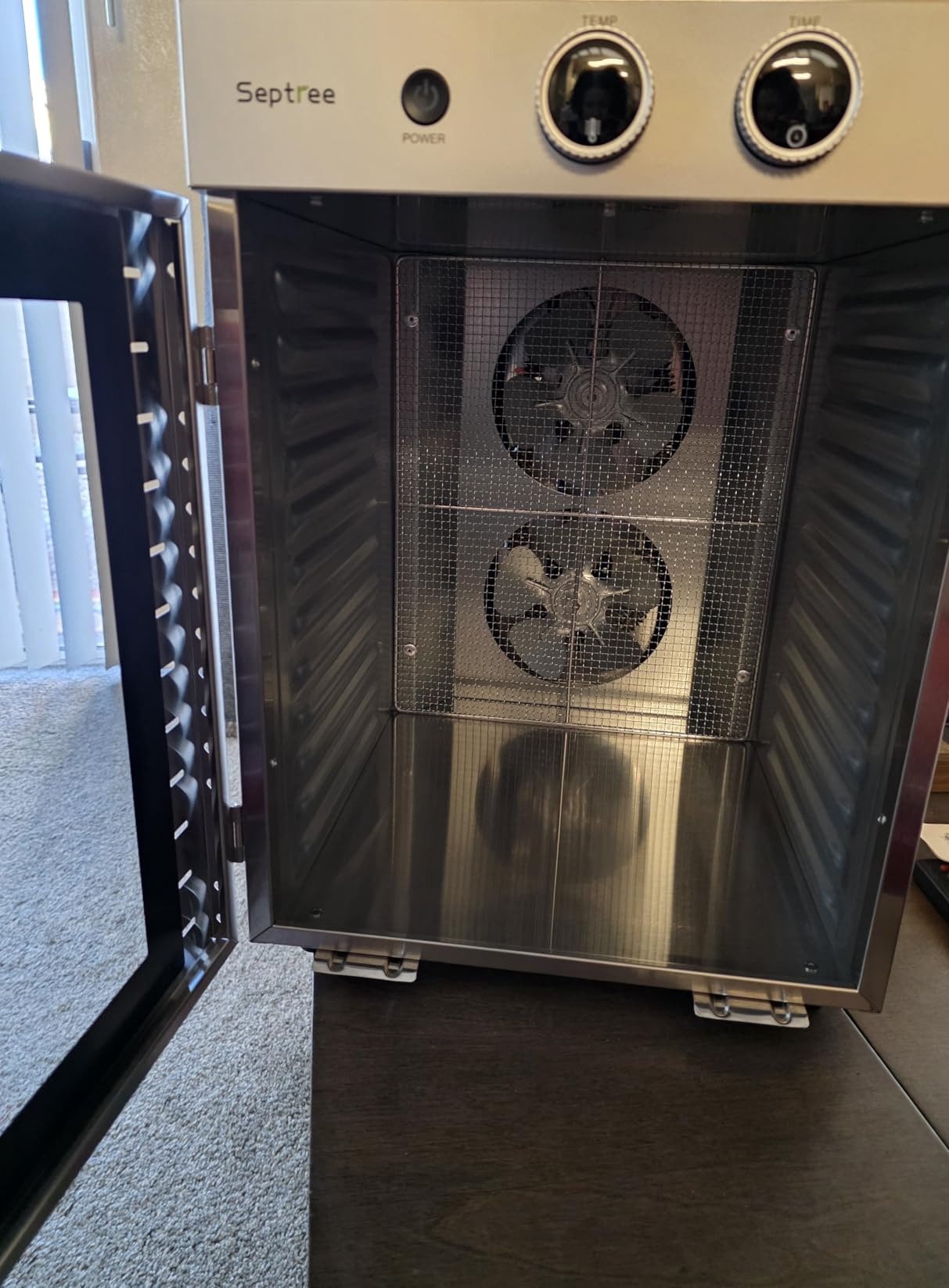 Food Dehydrators Machine with 12 Stainless Steel Trays with Timer Setting Temperature Adjusted 68 ℉ to 194 ℉ Dryer for Herb Fruit Meat Vegetables Mushroom Beef jerky customer photo 1