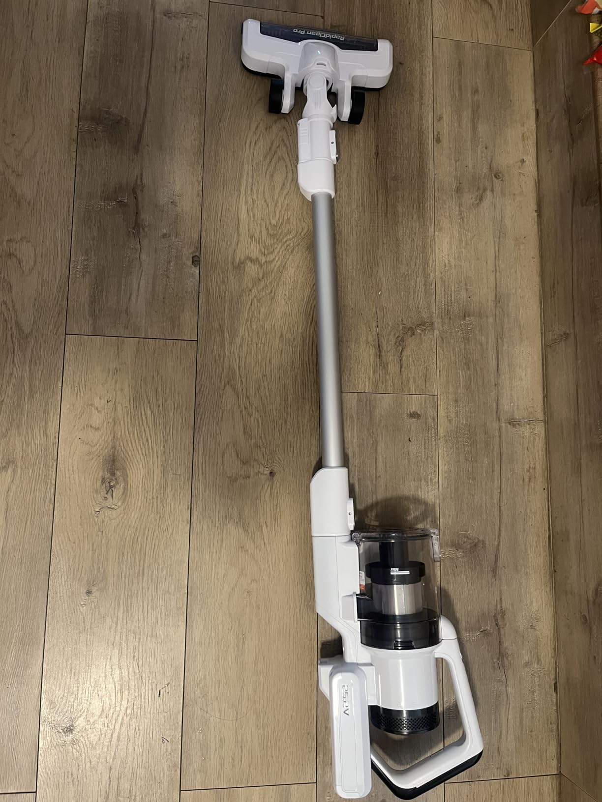 Eureka RapidClean Pro Pet Hair Cordless Vacuum, NEC280WH | 5.3 lbs Lightweight, Anti-Tangle Brushroll, Up to 40 Mins Runtime, 3 Power Modes, LED Headlights, For Carpet & Hard Floor customer photo 1
