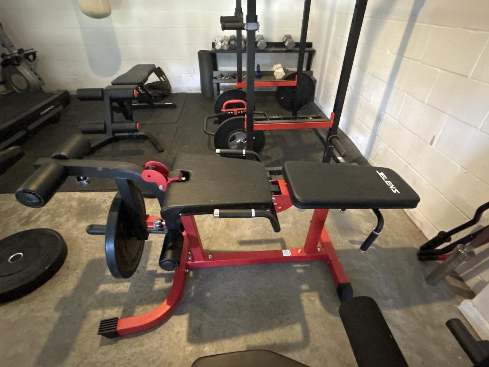 JELENS J10 Leg Extension and Curl Machine, Adjustable Leg Curl Machine for Home Gym, Seated Leg Extension and Lying Curl Machine for Lower Body Workouts customer photo 2