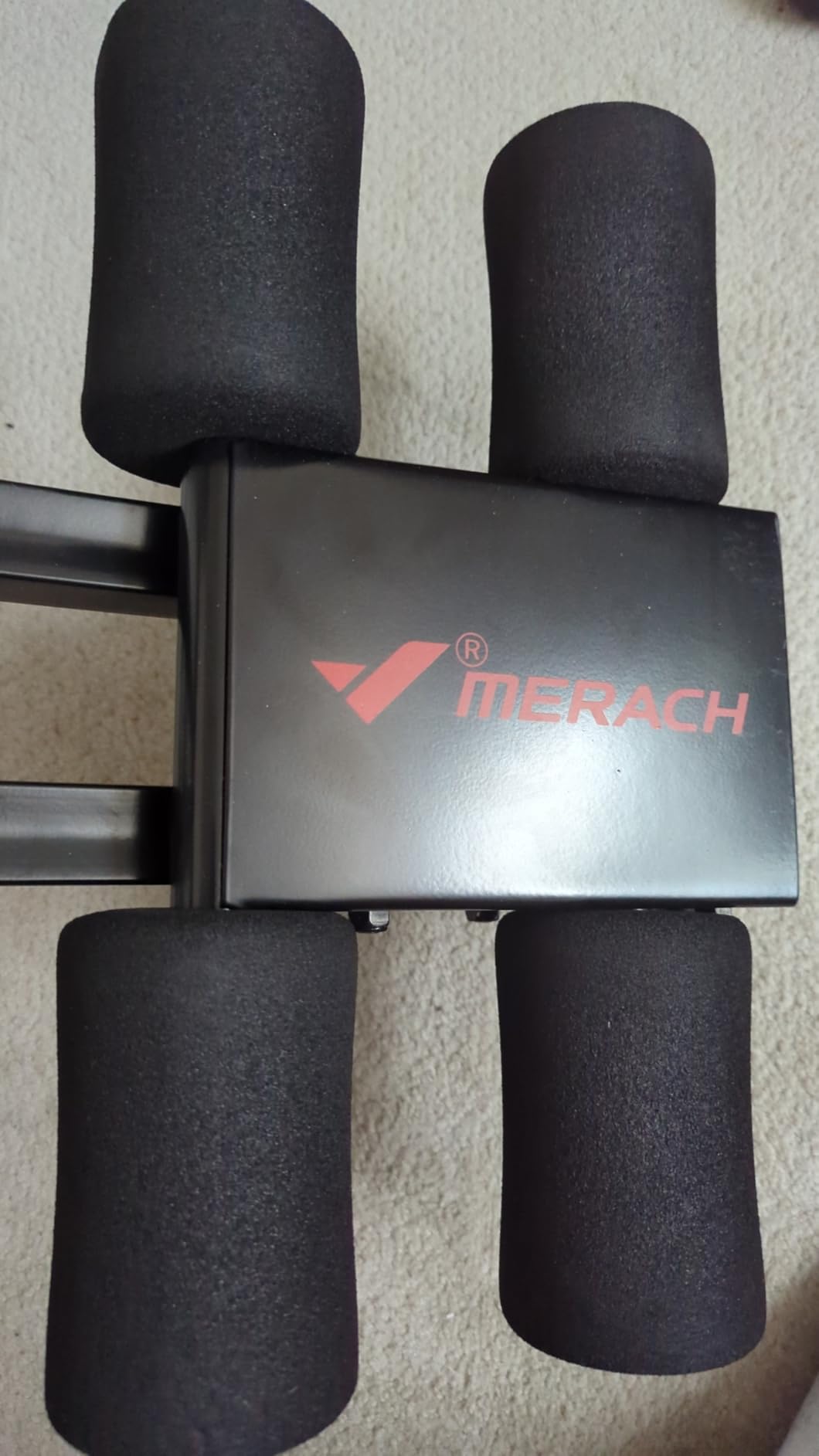 MERACH Ab Machine, Adjustable Dual Track Ab Trainer, Ab Workout Equipment | Ergonomic Arc Track for Better Abs, Foldable Workout Machine for Full Body Workout Home Exercise, Space-Saving Storage customer photo 1