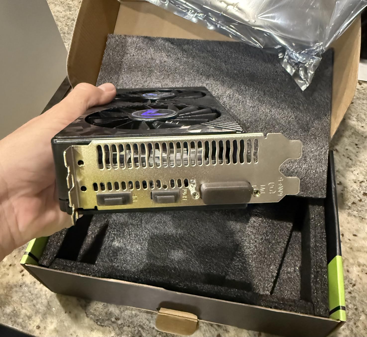 MOUGOL AMD Radeon RX 580 8GB GDDR5 Gaming Graphics Card, HDMI/DP/DVI Port | White 256-Bit 2048SP PCIe X16 3.0 GPU, HDMI/DP/DVI Triple Output, Dual Fan Cooling Video Card, for Windows 11/10/7 Desktop PC customer photo 2