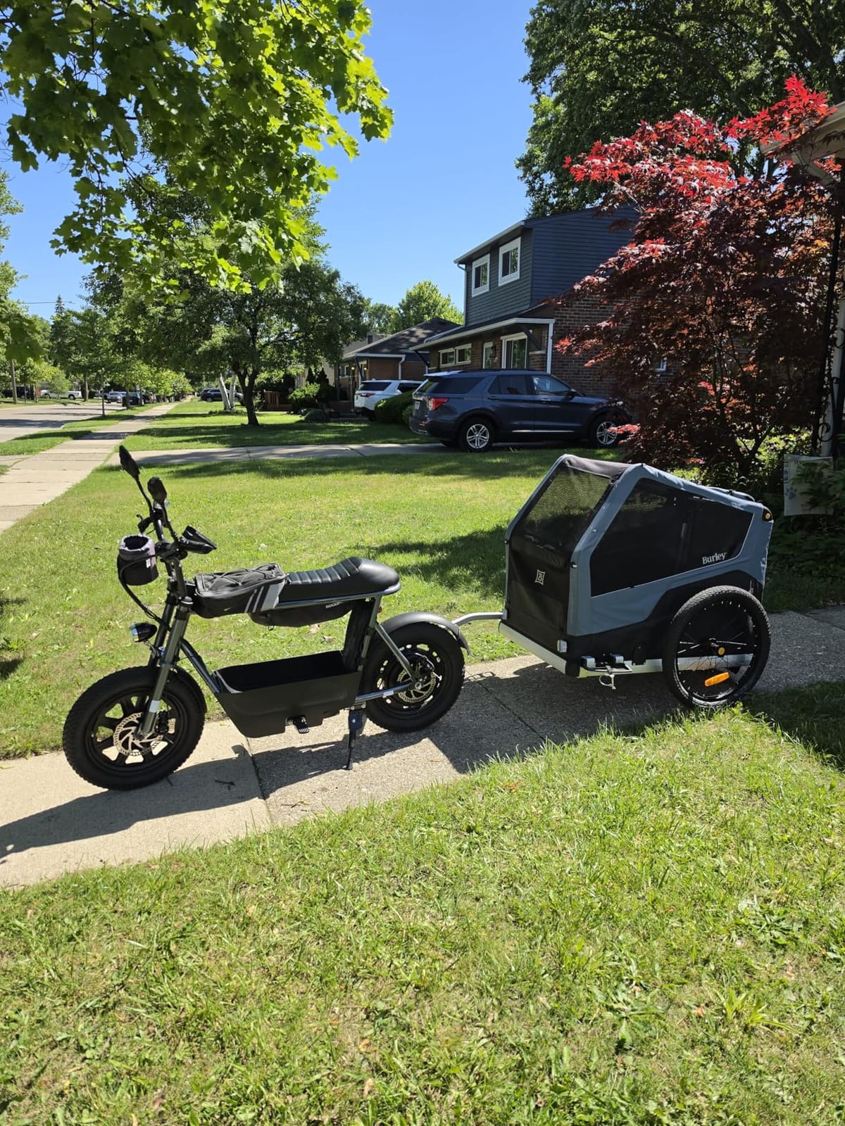 Caroma Peak 1200W Electric Scooter with Seat,30Miles&20MPH | 16