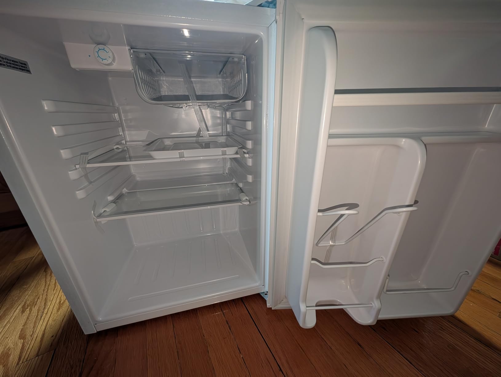 Antarctic Star 2.56 Cu.Ft. Mini Fridge with Freezer, Small Refrigerators with Adjustable Thermostat, Low Noise, Energy Saving, Compact Refrigerators for College Dorm, Office, Bedroom, Stainless Steel customer photo 2