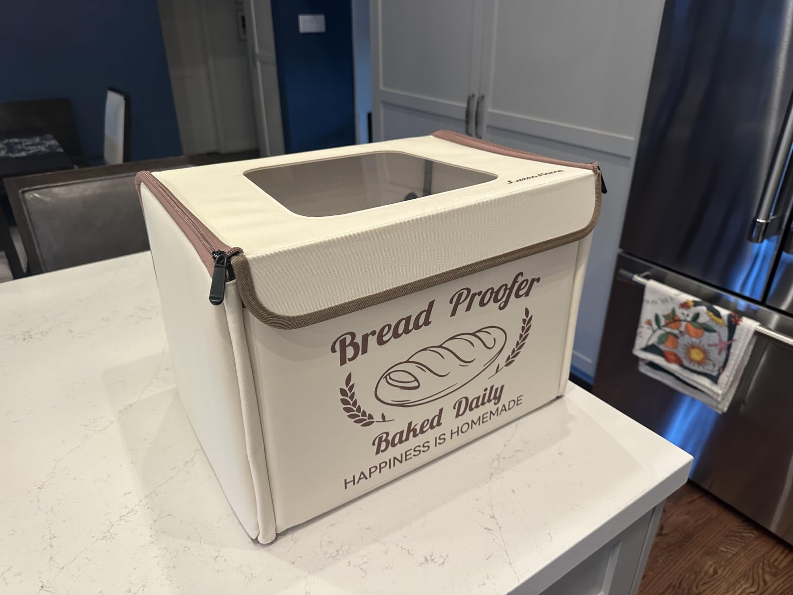 Folding Bread Proofing Box with 50-113℉ Temp Control & 48H Timer, Dough Proofer with Metal Rack, Humidor, Ideal for Sourdough, Bread Baking, Pizza, Yogurt, Kombucha, Perfect for Compact Kitchens customer photo 2