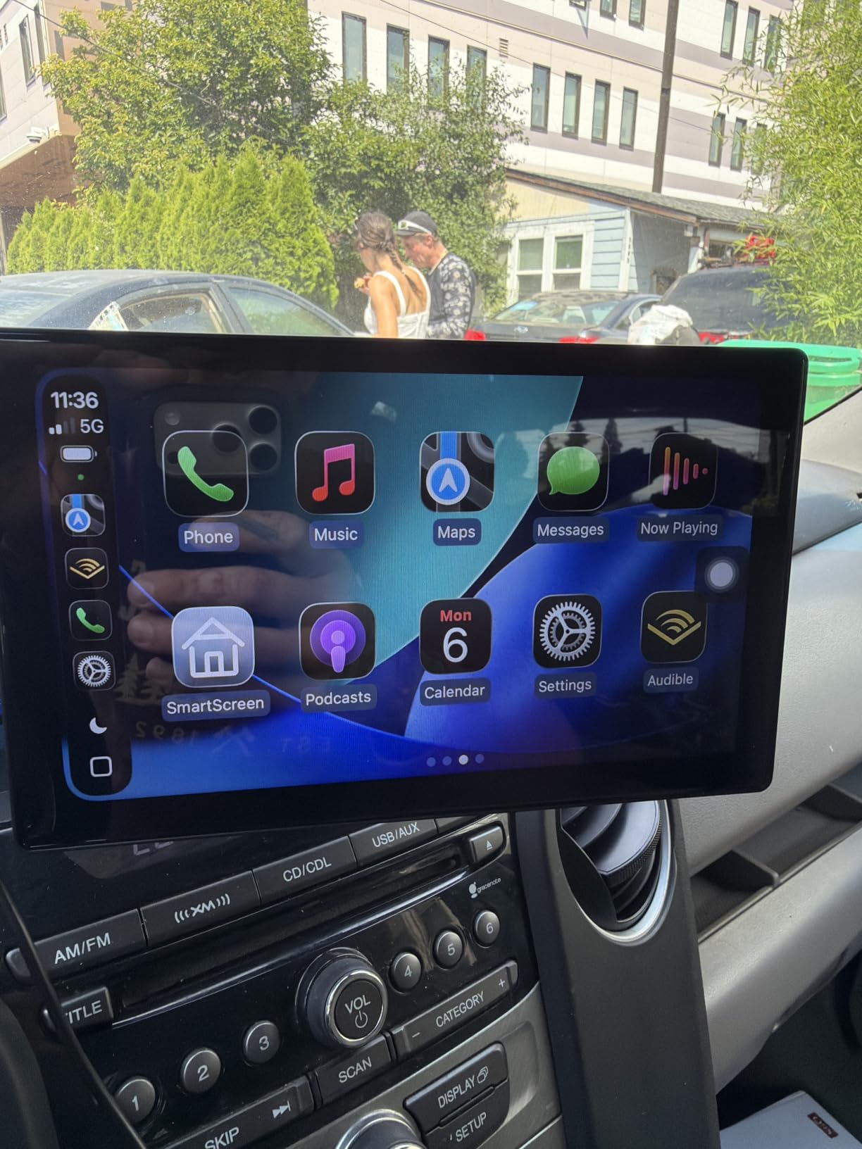 9 Inch Wireless Apple Carplay Screen for Car with OTA Update, Backup Camera | Touchscreen Apple Carplay & Android Auto with Voice Control/GPS Navigation/Mirror Link/Bluetooth 5.0/AUX/FM customer photo 2