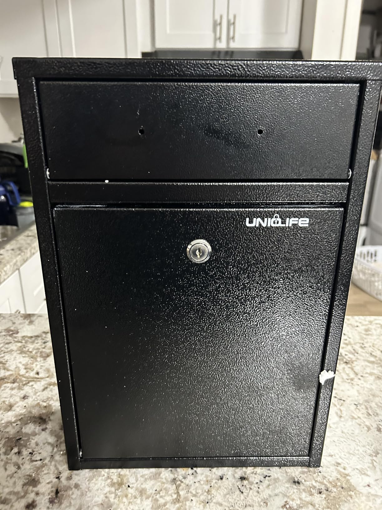 Uniclife Wall Mount Mailbox for Outside, Locking Mailbox with Key Lock customer photo 1