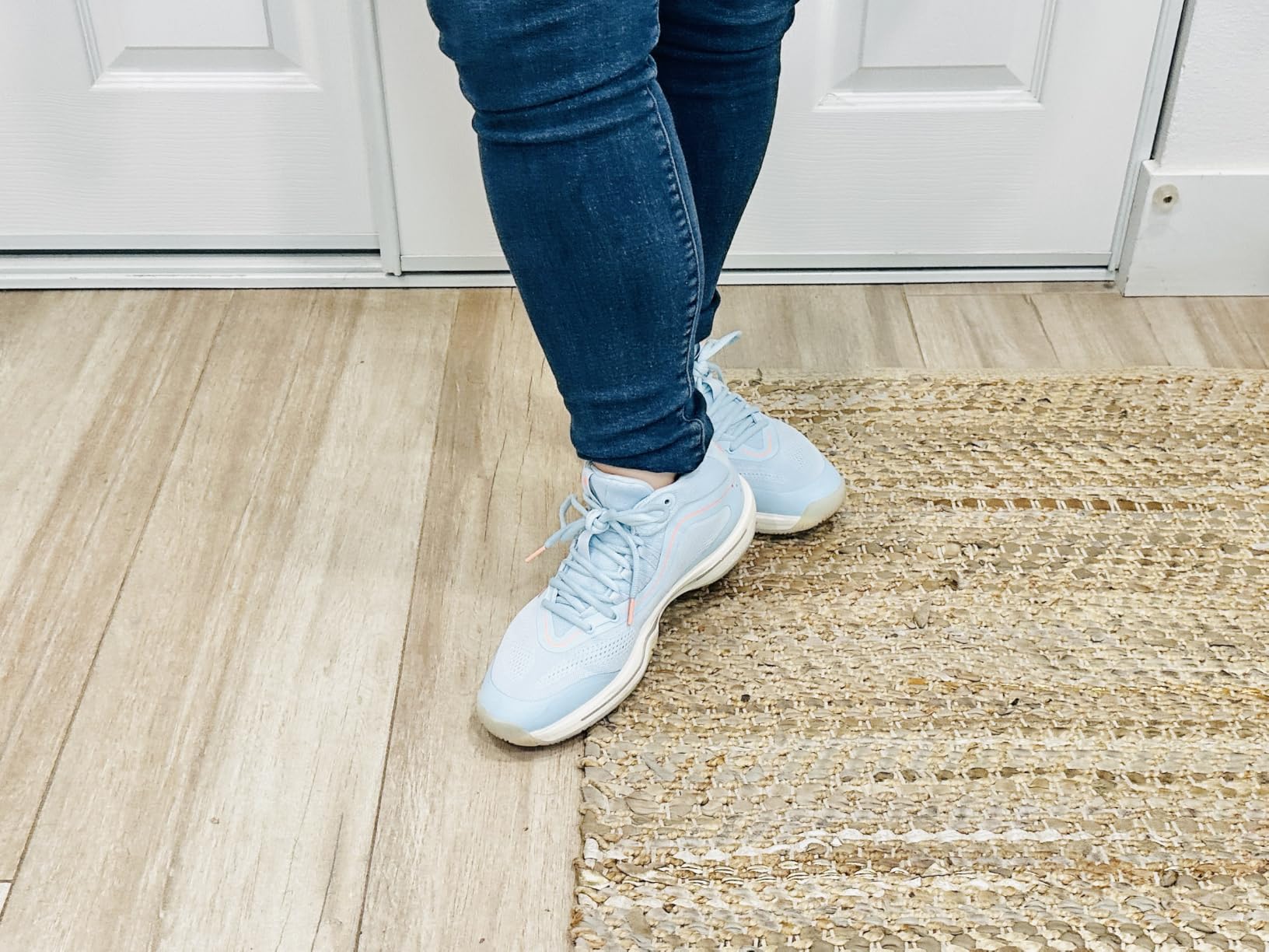 adidas Womens Crazyflight 7 Sneakers Shoes - Pink customer photo 2