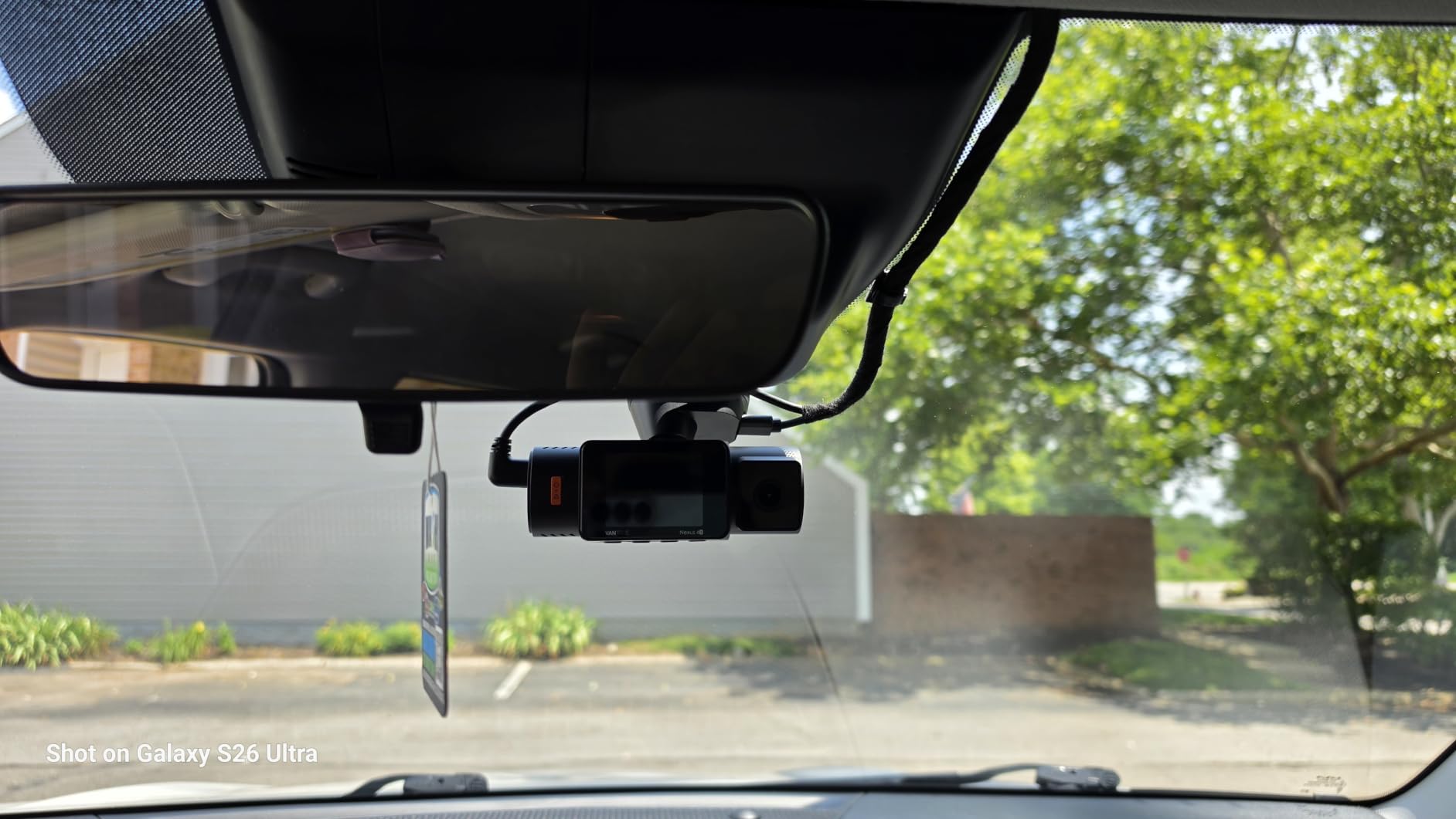 N4S 2.7K 3 Channel Dash Cam, Triple STARVIS 2 Night Vision | 1944P+1440P+1440P Front Rear Inside Car Camera, PlatePix Tech, 24/7 Parking Mode, Wi-Fi, GPS, 2