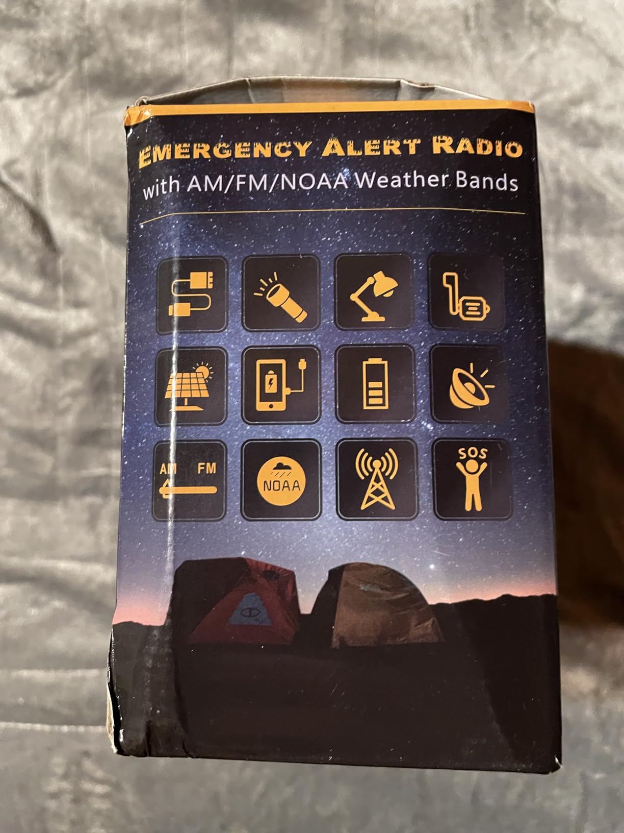 Mesqool Emergency Weather Radio NOAA Alert with Battery Backup 12000mAh | Solar Hand Crank, Radios Portable AM FM LED Flashlight Cell Phone Charger for Home Camping Survival Kit customer photo 2