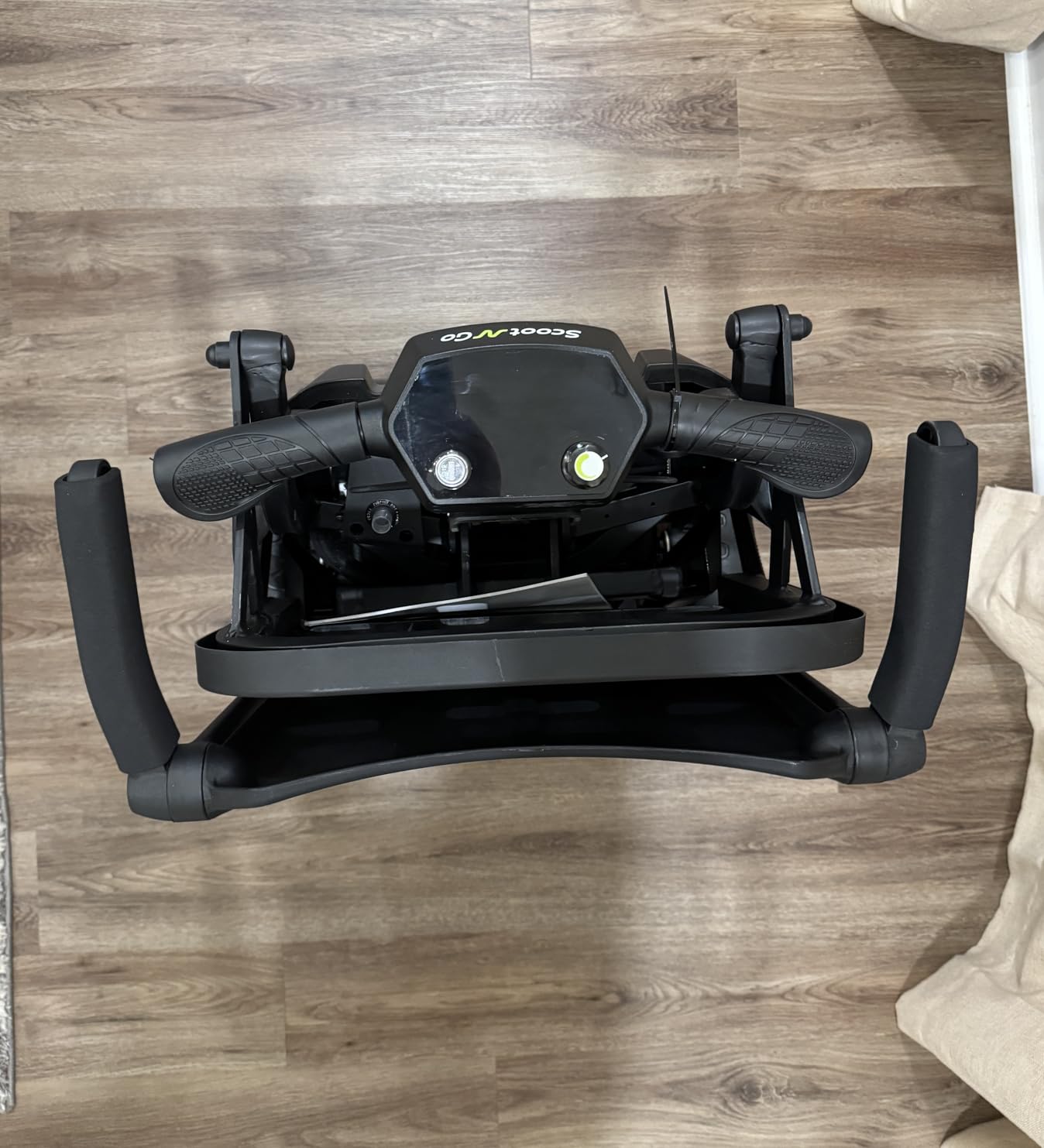SCOOTNGO Lite Mobility Scooters for Seniors & Adults, Portable for Travel | Lightweight, Foldable, 4 Wheel, Airline Approved, Two Removable Lithium Batteries, No Assembly Needed. 39 lbs, 15 Miles customer photo 2