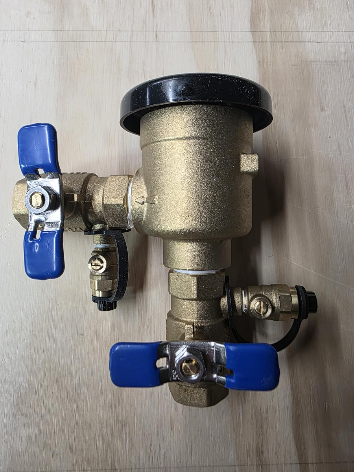 1 Inch Backflow Preventer, Pressure Vacuum Breaker Assembly, Heavy Duty Brass Sprinkler Backflow Valve for Lawn Irrigation System, Garden Water Line, Outdoor Anti-Siphon Protection, Max 400 PSI customer photo 1