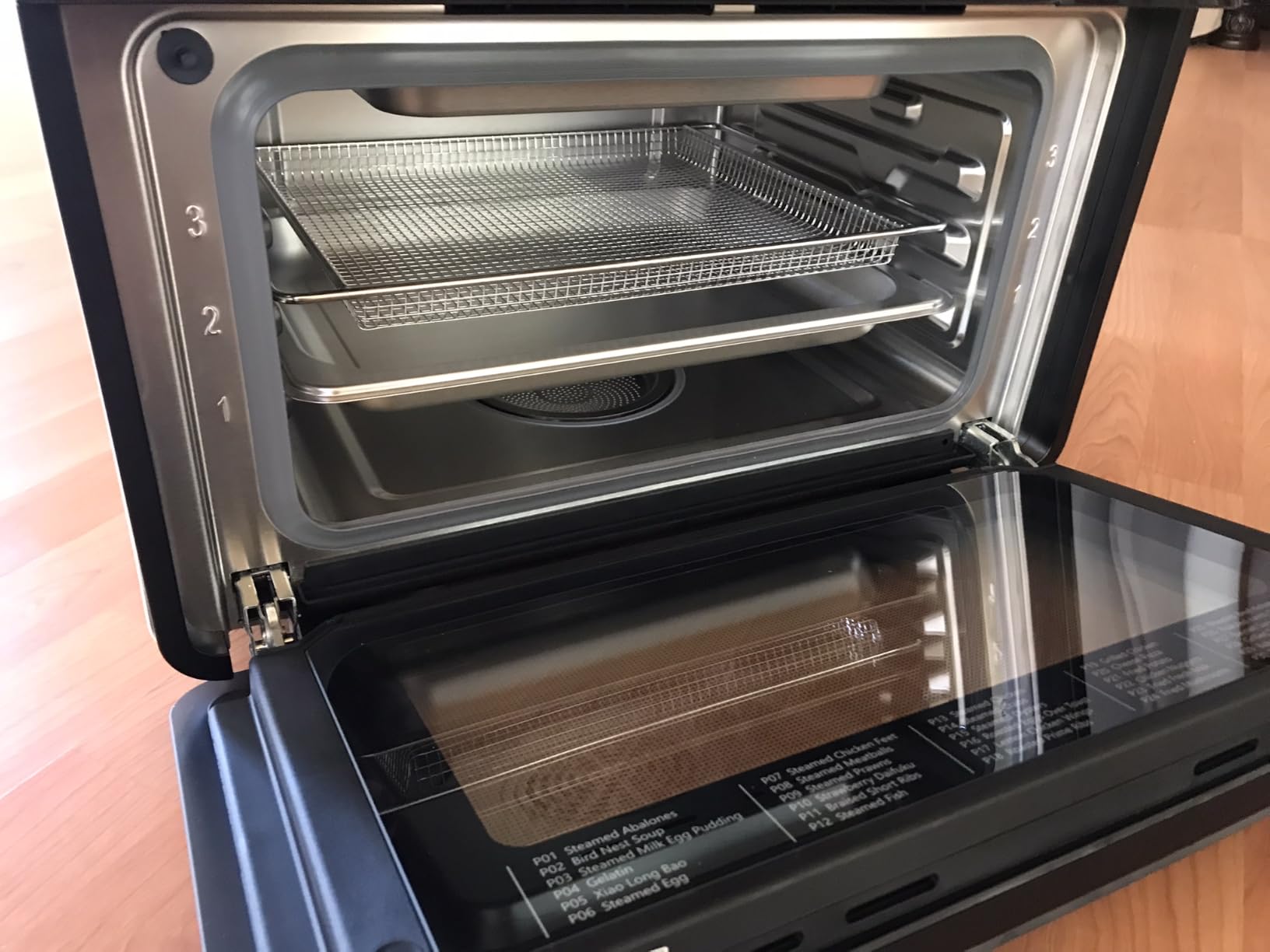 ROBAM Toaster Air Fryer Combi Oven, Countertop Steam Oven 14-in-1 with Convection Steam Roast & Bake, Multi-Stage Cooking, Self-Clean, 7 Modes, 30 Built-In Recipes, for Kitchen Pizza Baking (Green) customer photo 1