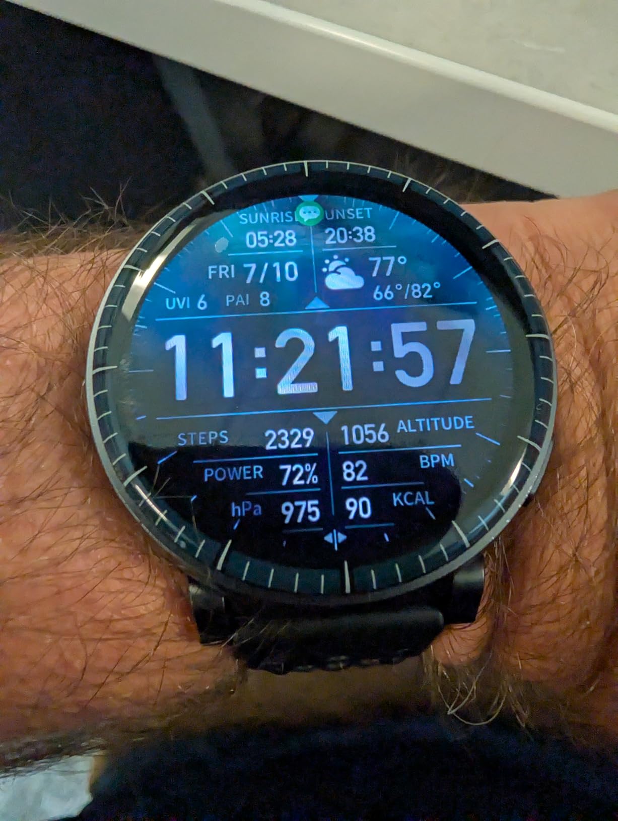 Amazfit Active Max Smart Watch, 1.5 inch AMOLED Display, GPS, iOS/Android | 48mm, 25-Day Battery, GPS, Water-Resistant, 4GB Storage, Offline Maps, 170+ Sport Modes, Heart Rate & Sleep Fitness Tracker customer photo 1