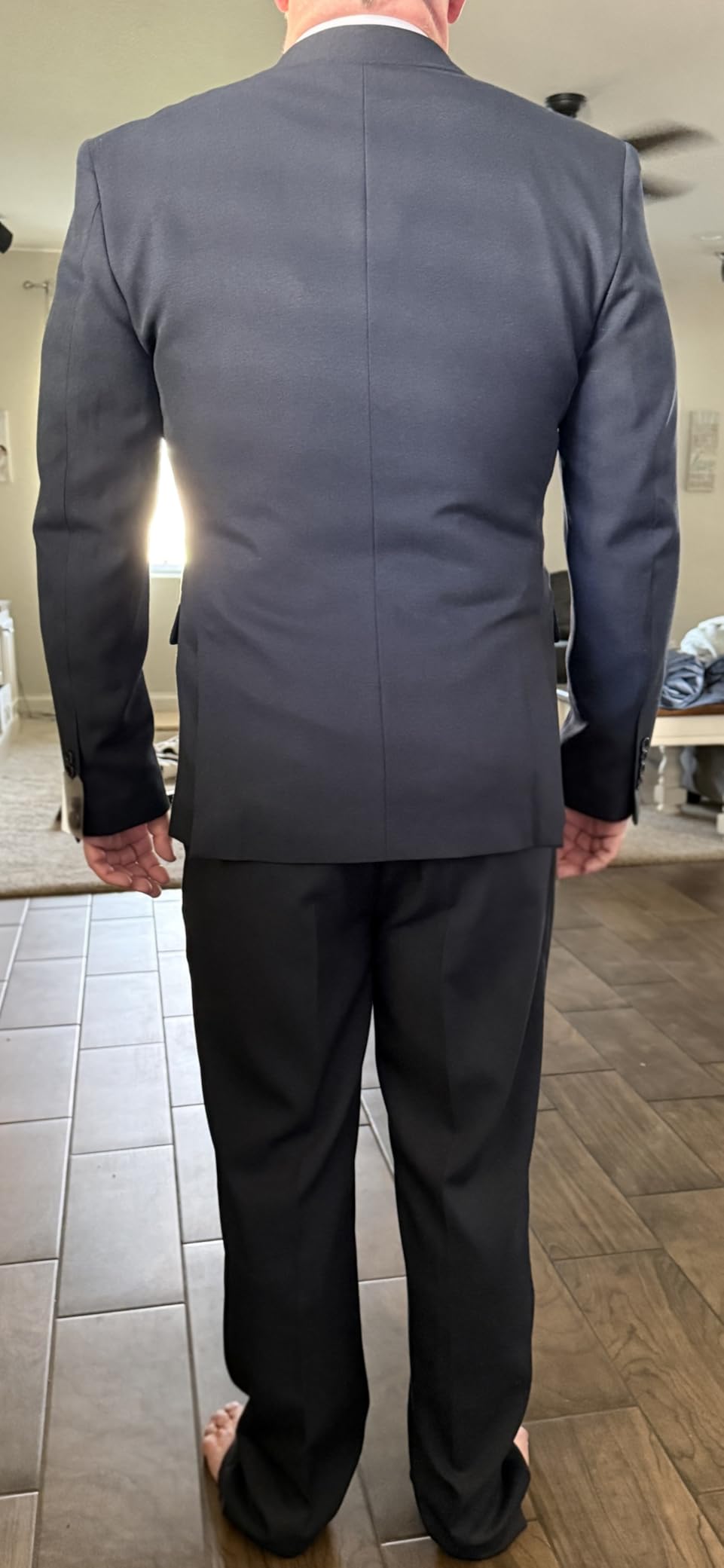 Men's Linen Suit 3 Piece Slim Fit Suits for Men One Button Prom Wedding Party Tuxedo Suit Set Blazer Jacket Pants customer photo 1