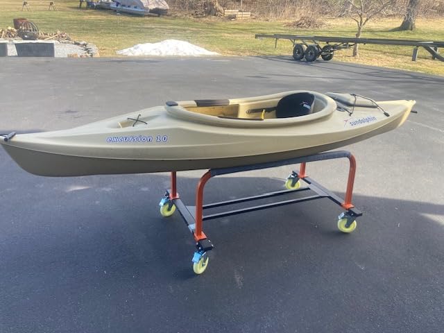 Watercraft PWC Jet Ski Dolly| Adjustable Bracket for Various skis | 1000LB Capacity| Adjustable Bracket Width| 4 Heavy-Duty casters (Lockable)| for Jet skis| Kayaks and speedboats customer photo 1