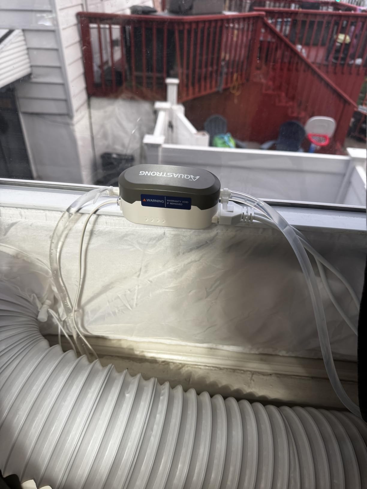 Aquastrong Mini Split HVAC Condensate Pump, 9.6 GPH, 115V/230V, Automatic Safety Switch, 33 FT Lift AC Condensate Removal for Air Conditioner, Furnace, Dehumidifier, 3.3' Power Cord customer photo 2