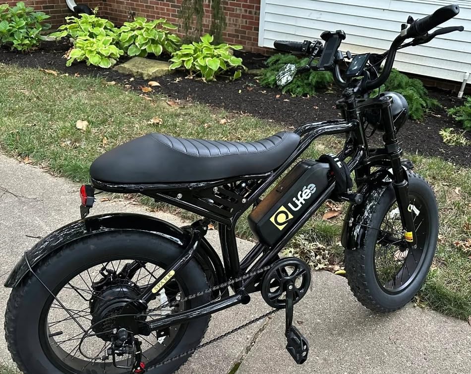 Qlife Spark/Spark Plus Electric Bike for Adults & Teens, 1800W/2000W Peak Motor 20