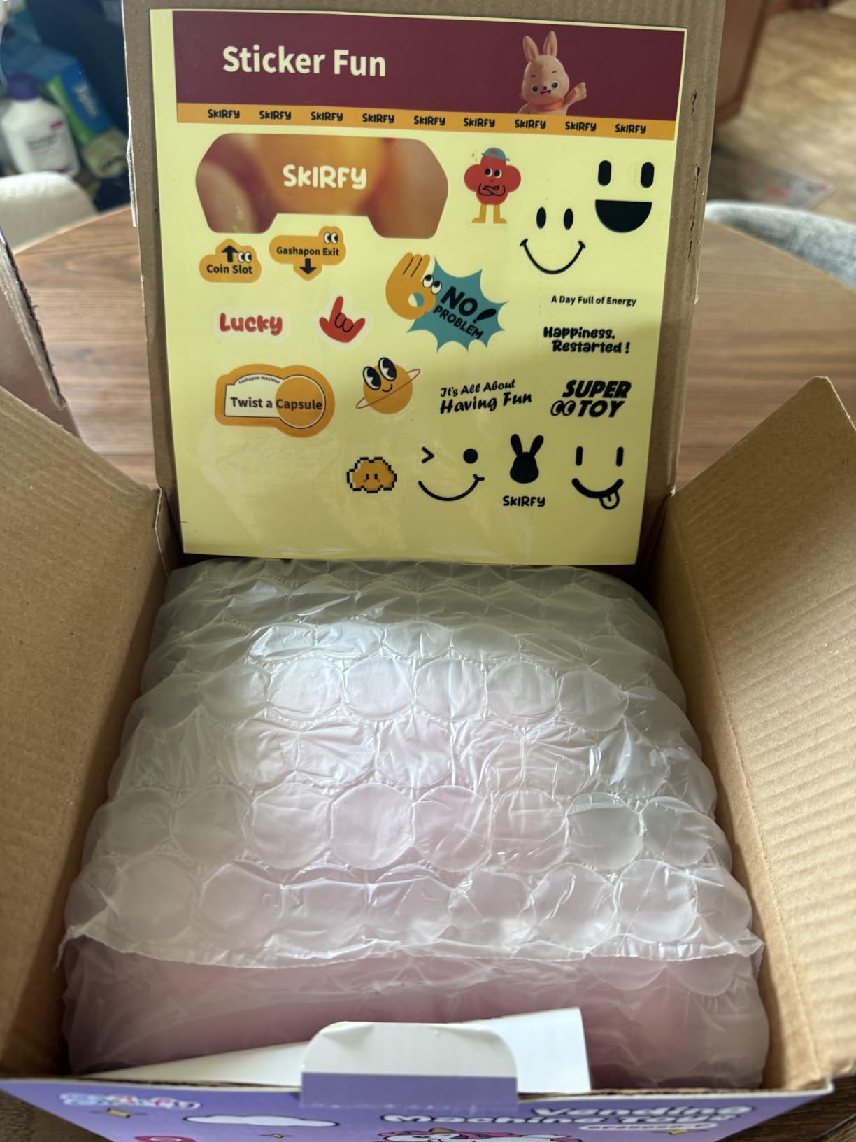 Skirfy Capsule Vending Machine Toy for Kids, Toy Vending Machine | Coin Operated Toy Machine, 15 Fillable 1.77