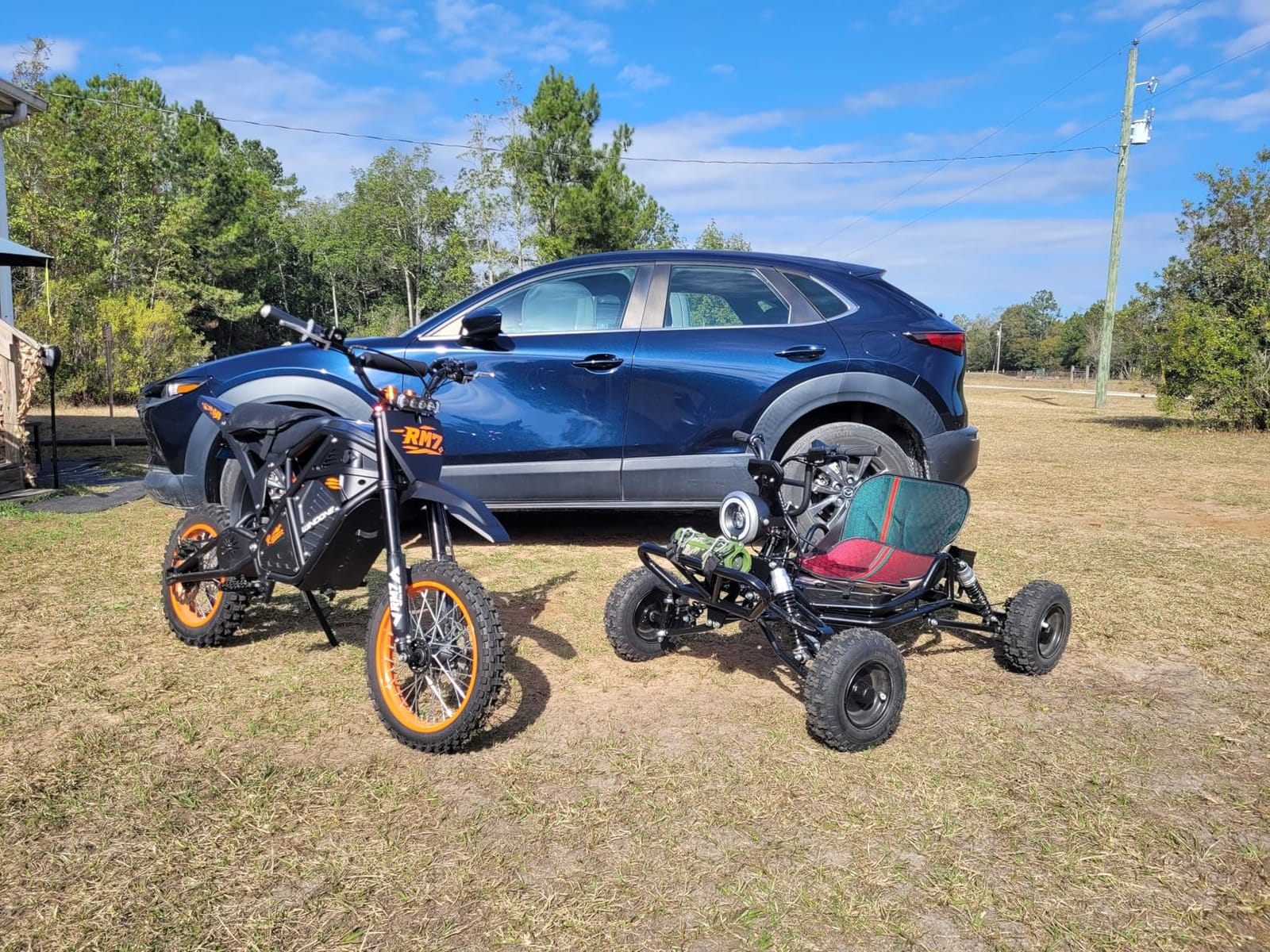 Gas Powered Go Kart, 4 Stroke Go Kart for Adults & Kids with Premium Steel Tubular Frame, Off-Road Kart with 18'' Tires Featuring 4L Tank, Hydraulic/Rear Disc Brake, 30MPH customer photo 2