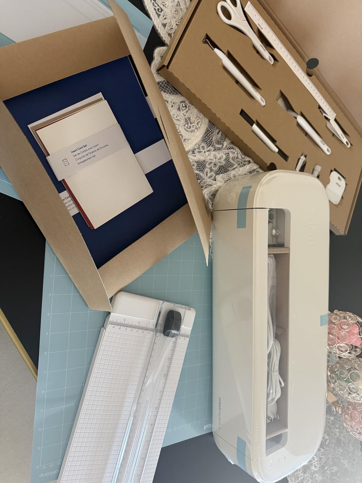 Cricut Explore 5 Essential Bundle + Digital Content, Taupe | Includes Supplies for 65 Projects + Bonus Digital Content - Works with 100+ Materials - Sleek, Simplified Design customer photo 2