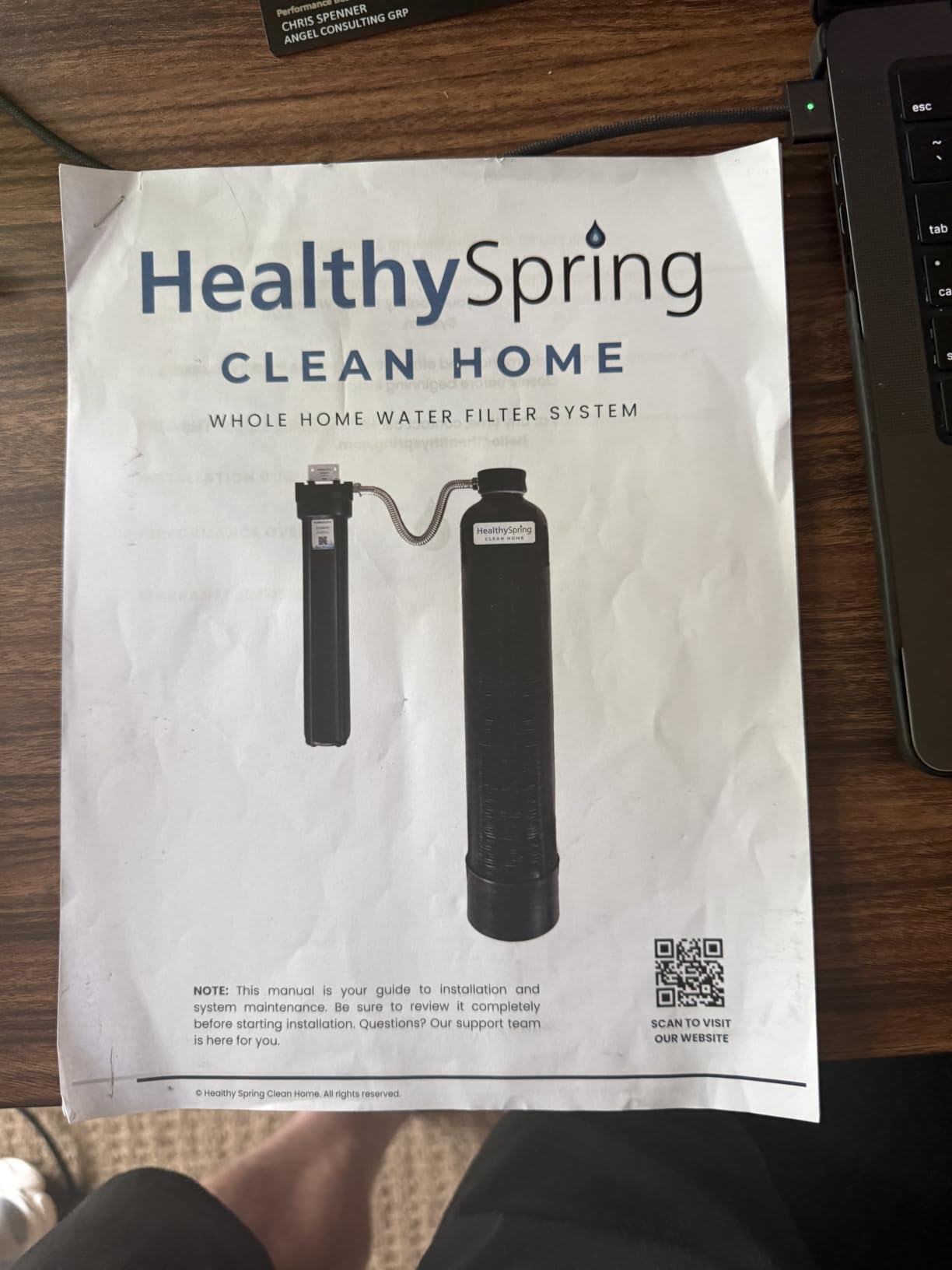 Clean Home Whole House Water Filter System - High-Capacity Carbon Filter for Chlorine & Chloramine Reduction, Up to 600,000 Gallons, Includes Pre-Filter Kit and Replacement Filter customer photo 2