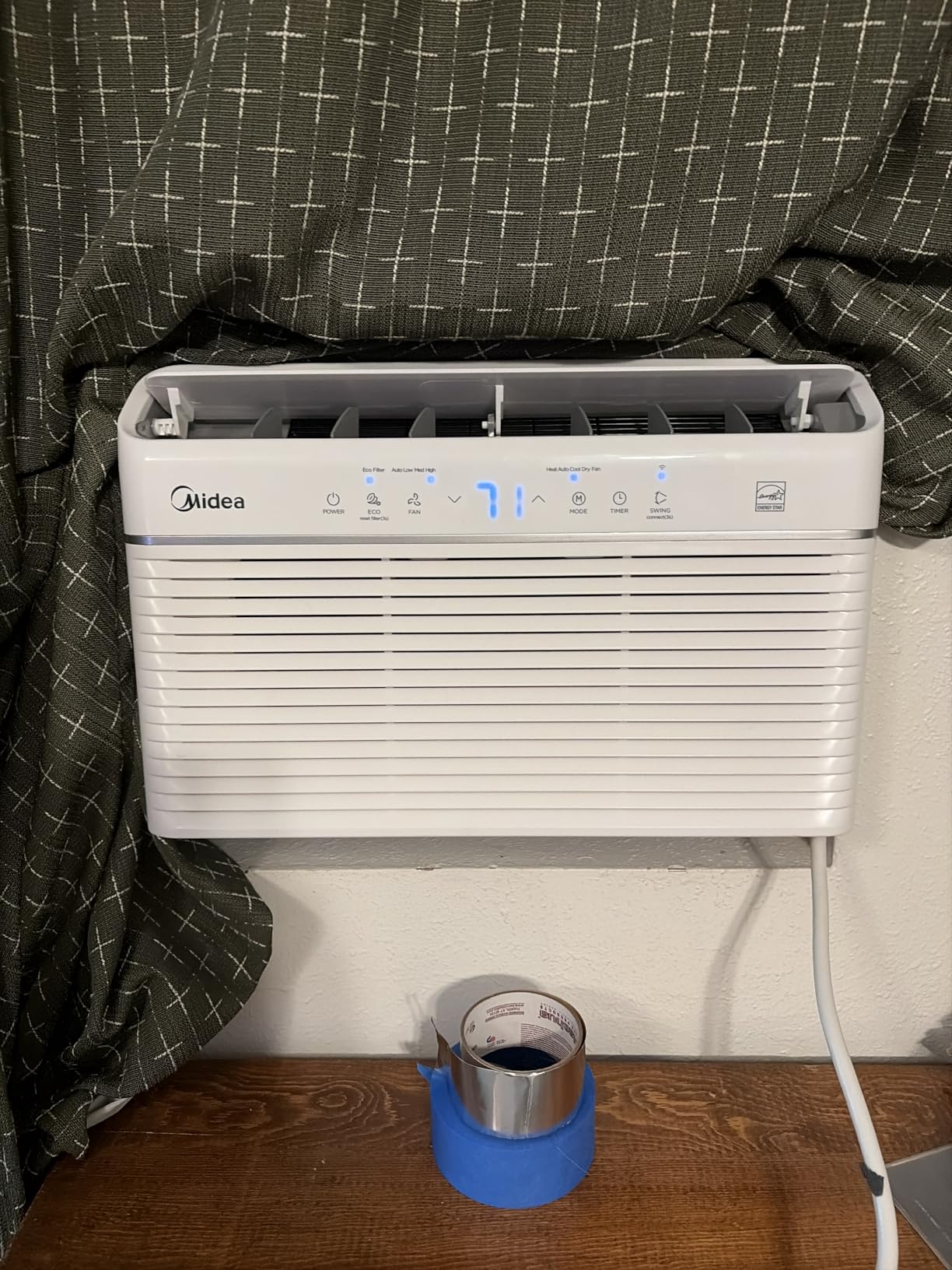 Midea Inverter Window Air Conditioner with Heat - Quiet Window AC Unit and Heat Combo with Dehumidifier - Cools up to 550 Sq. Ft. - Energy Star Rated, Smart Control, Remote, 12,000 BTU customer photo 1