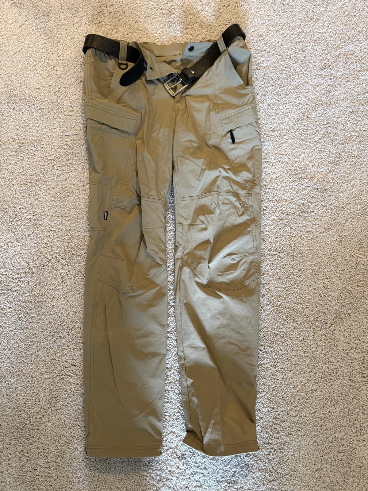 Moosehill Men's Hiking Pants Lightweight: Quick Dry Breathable 7 Pockets | Crotch Vents, Ankle Drawcord, Water Resistant, 4-Way Stretch, Elastic Waist, Outdoor Fishing Travel customer photo 1