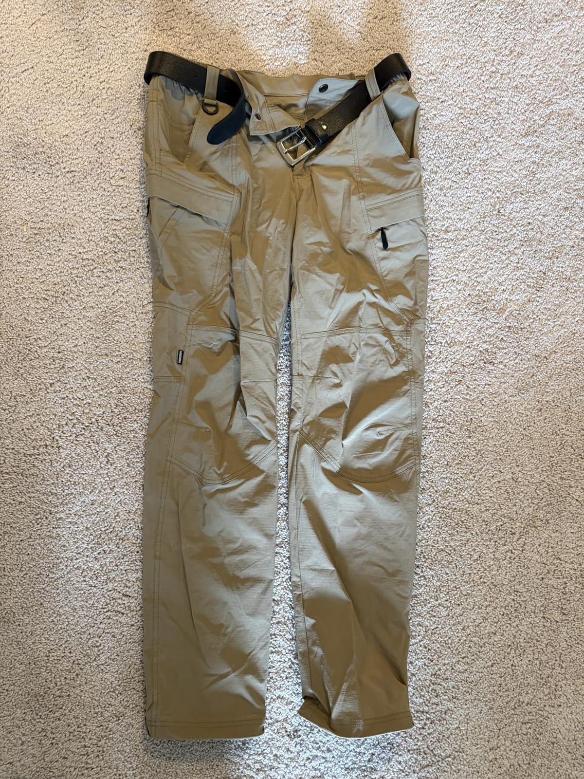 Moosehill Men's Hiking Pants Lightweight: Quick Dry Breathable 7 Pockets | Crotch Vents, Ankle Drawcord, Water Resistant, 4-Way Stretch, Elastic Waist, Outdoor Fishing Travel customer photo 2