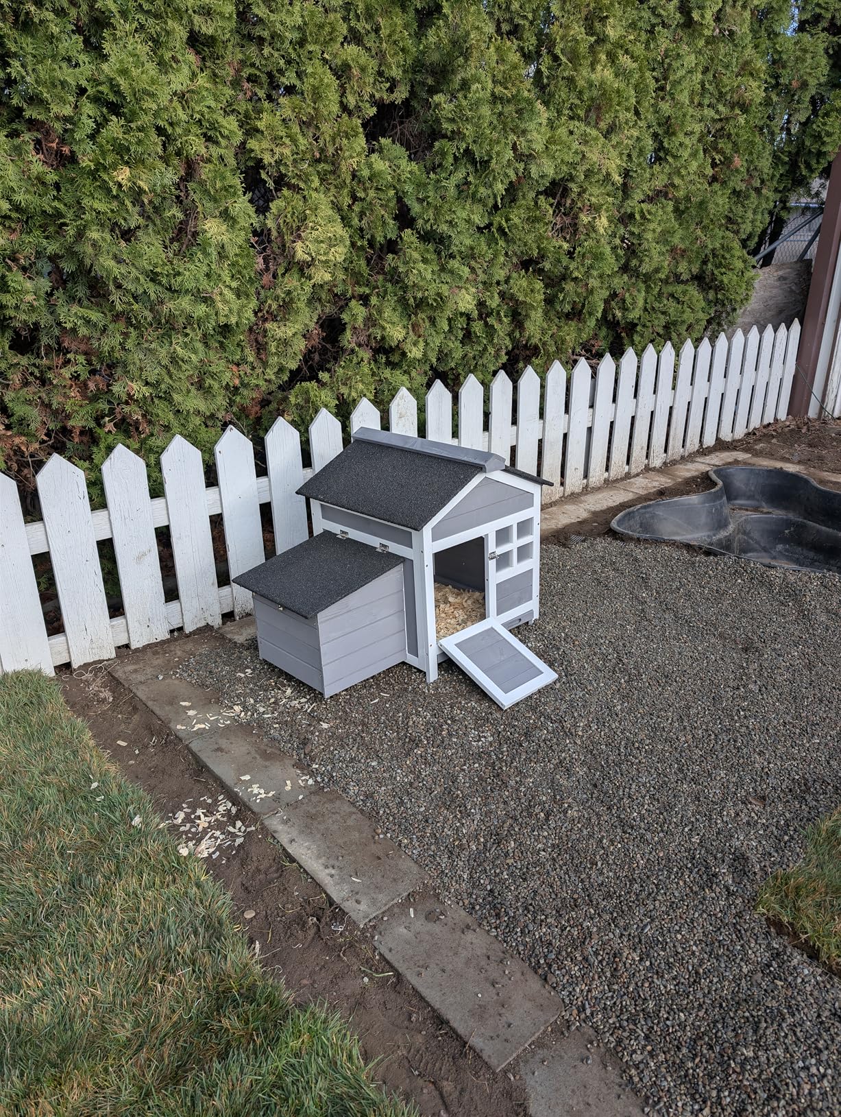 PawHut Chicken Coop Outdoor Weatherproof for 1-2 Chickens 36