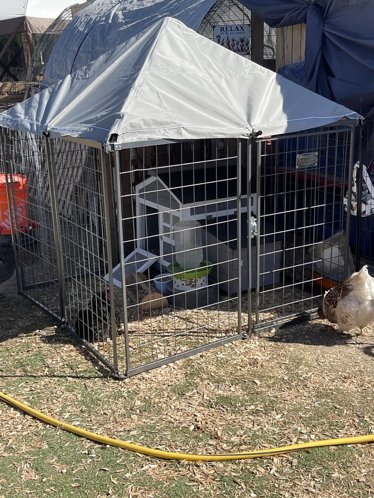 PawHut Chicken Coop Outdoor Weatherproof for 1-2 Chickens 36