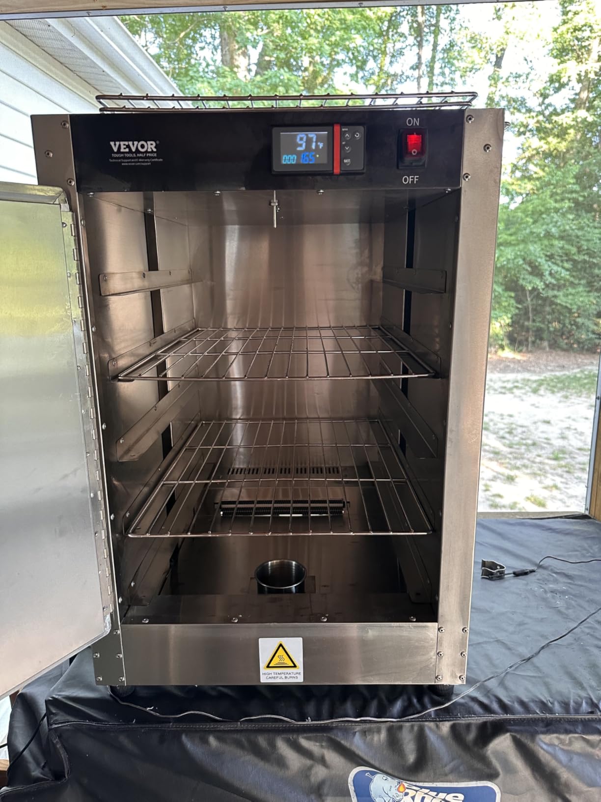 VEVOR Electric Hot Box Food Warmer, 4-Tier Commercial Warming Cabinet with Water Tray, Double-Door and Adjustable Shelves, Stainless Steel Food Warmer Cabinet, for Restaurant, Kitchen, Pizza, Chicken customer photo 1