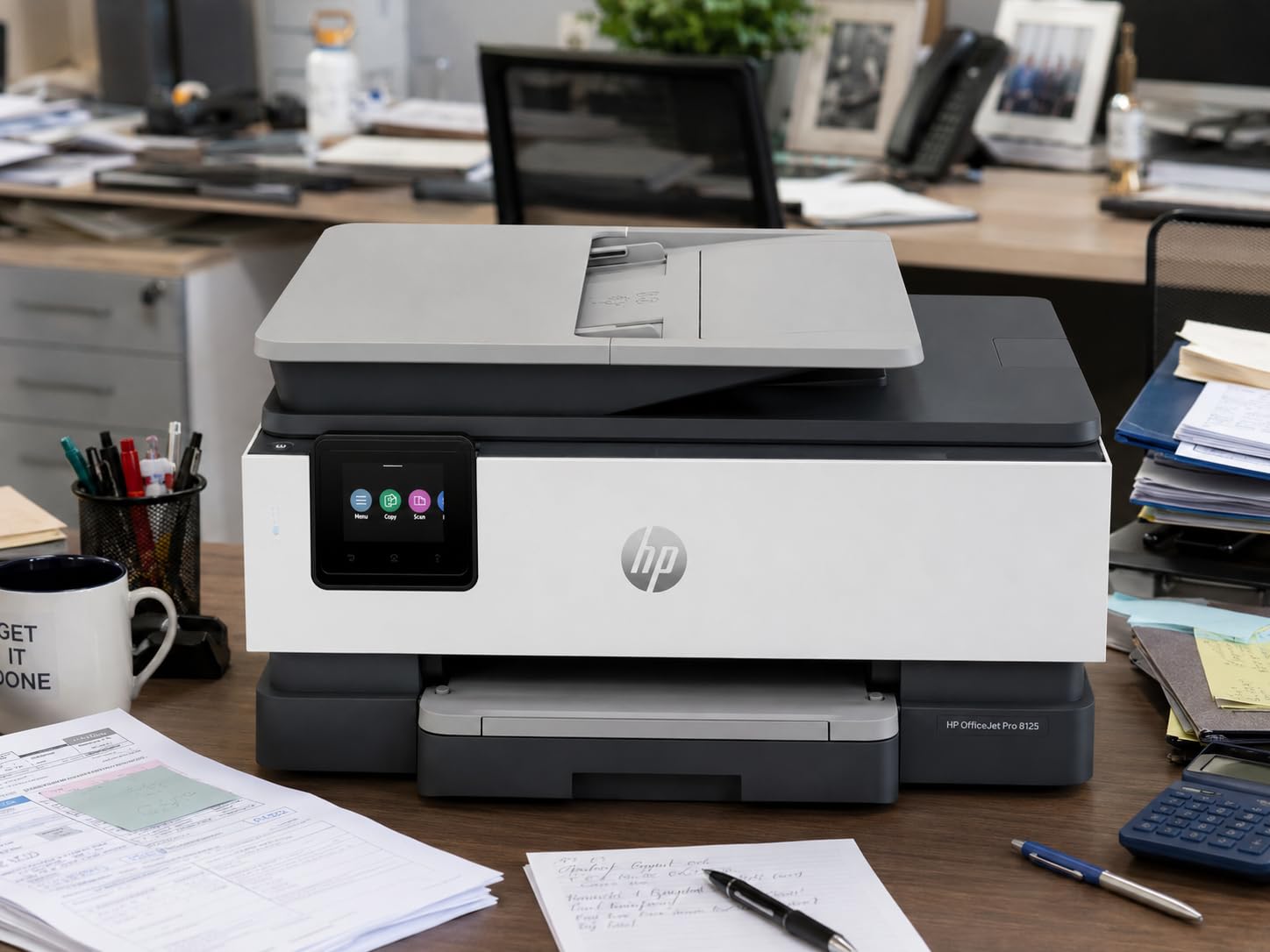 HP OfficeJet Pro 8125 Wireless All-in-One Color Inkjet Printer, Print, Scan, Copy, ADF, Duplex Printing Best-for-Home Office, 3 Month Trial of Instant Ink Included, AI-Capable (C2VJ4A) customer photo 2